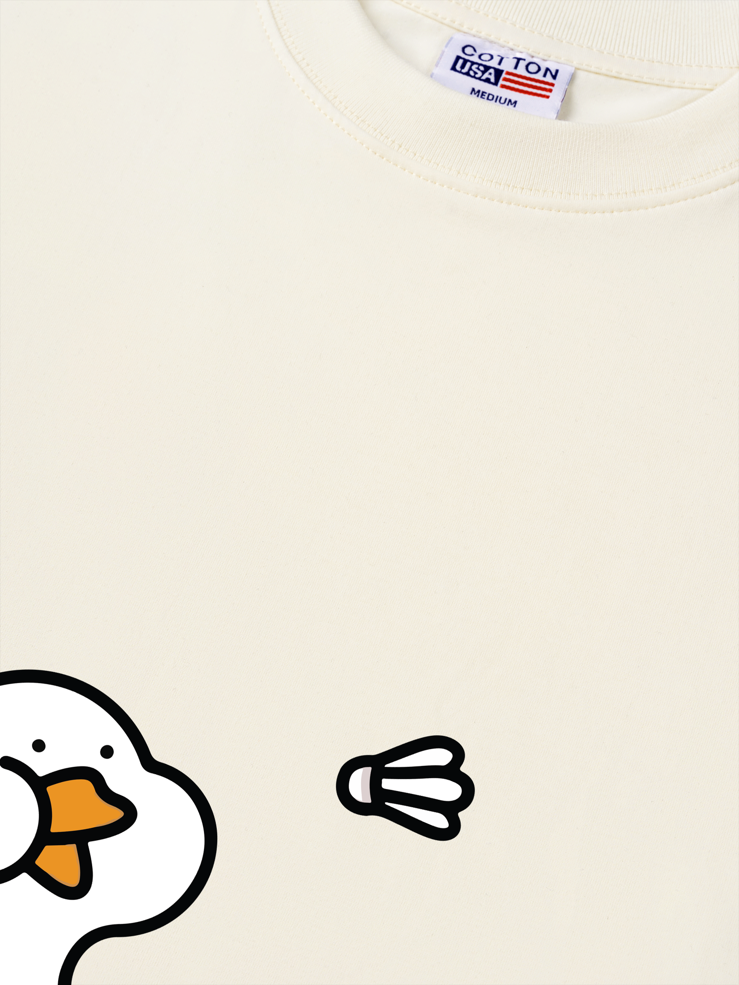 Áo Thun Relaxed Fit Badminton The Shuttle Duck