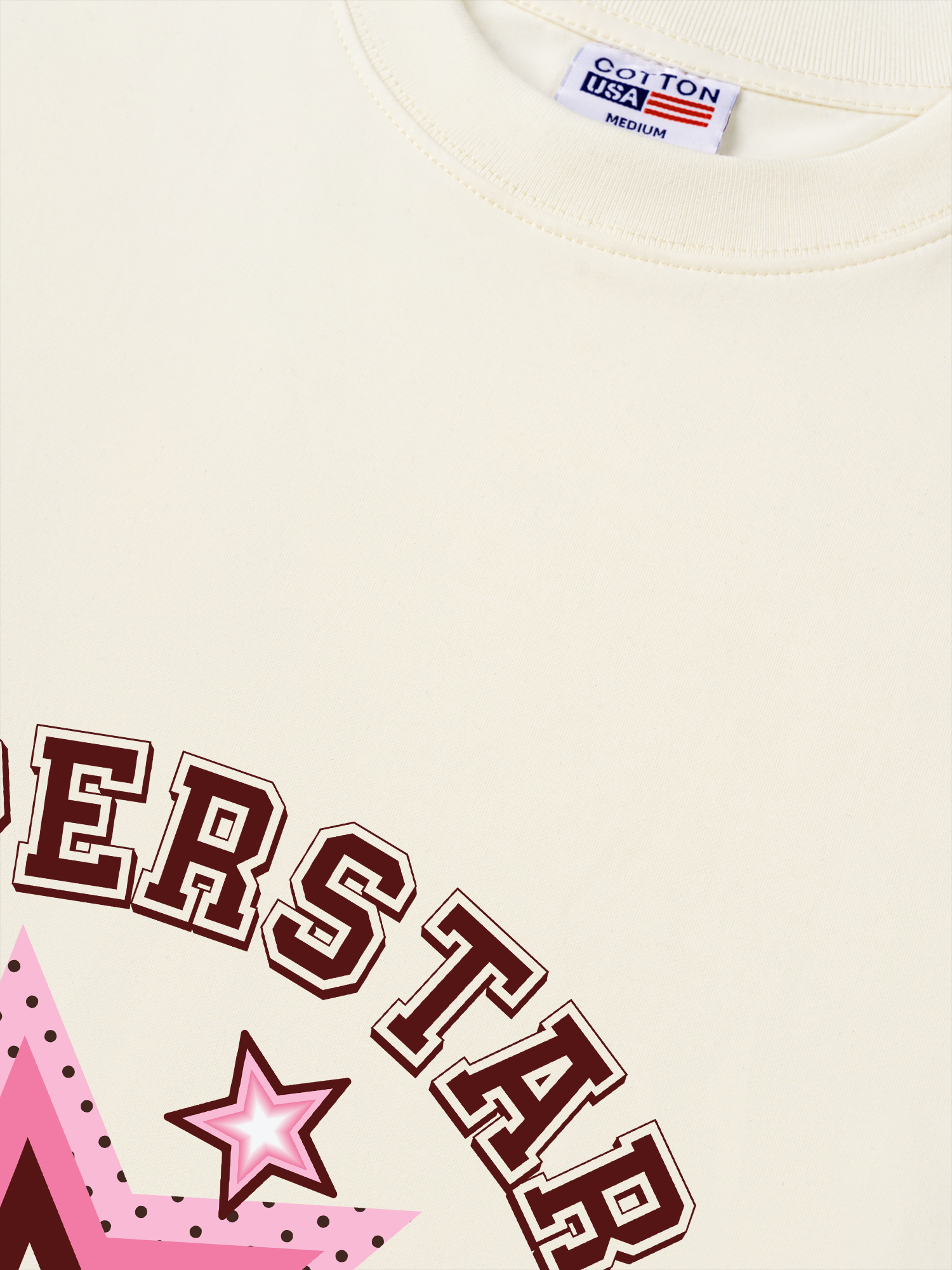Áo Thun Relaxed Fit Dotty Mood Super Star