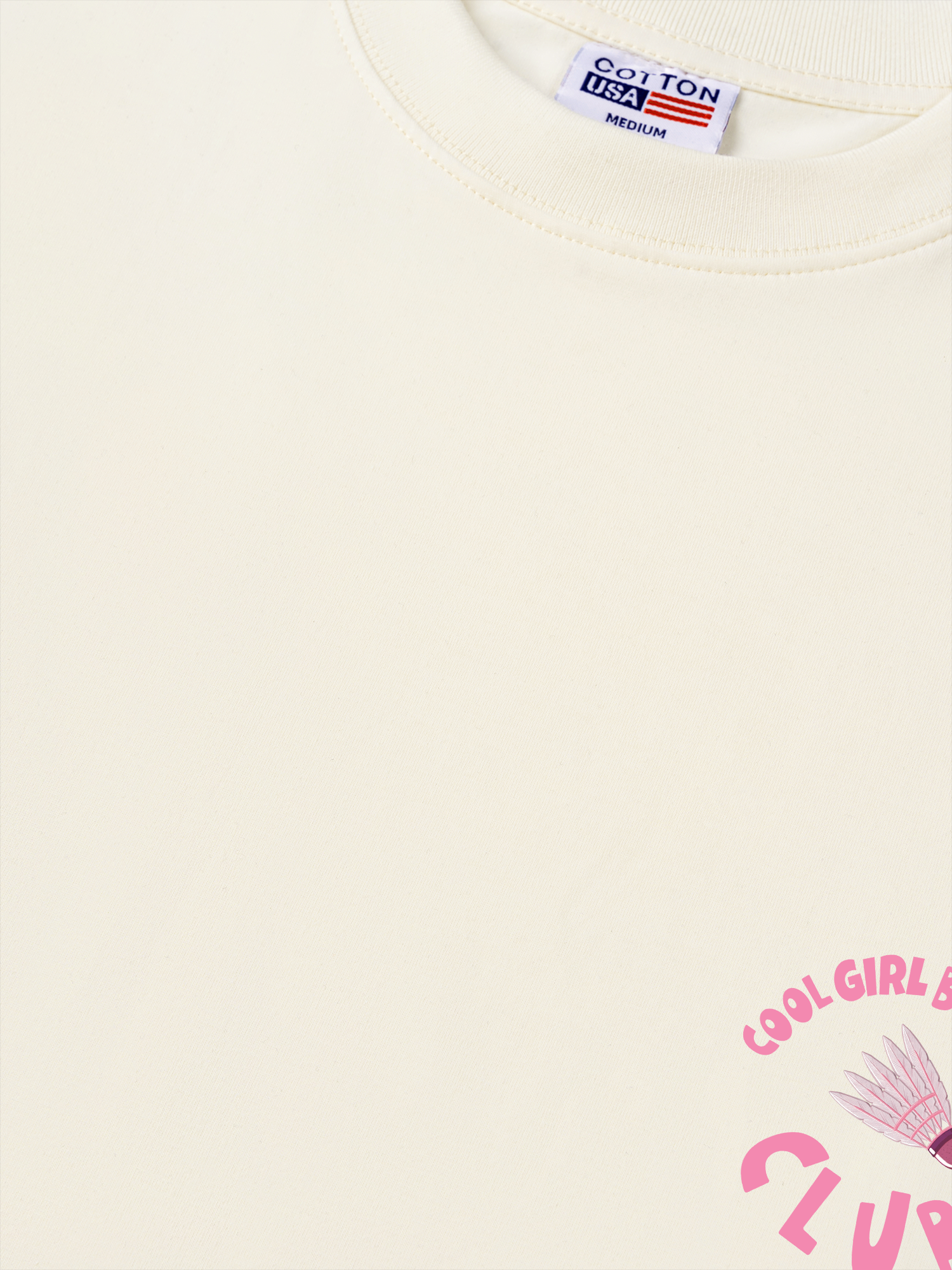 Áo Thun Relaxed Fit Badminton Cool Girl Club
