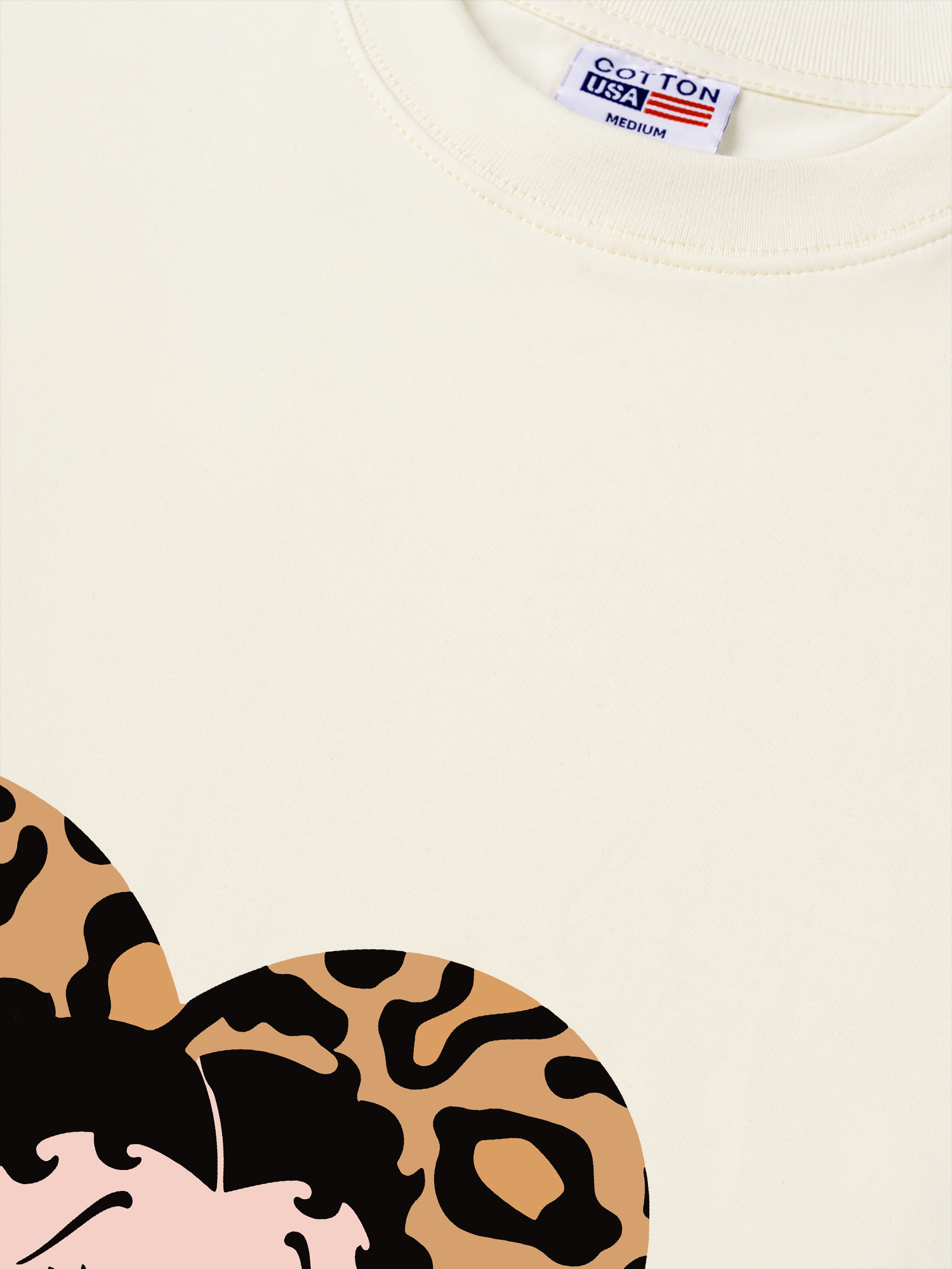 Áo Thun Relaxed Fit Urban Leopard Betty Cheetah Heart