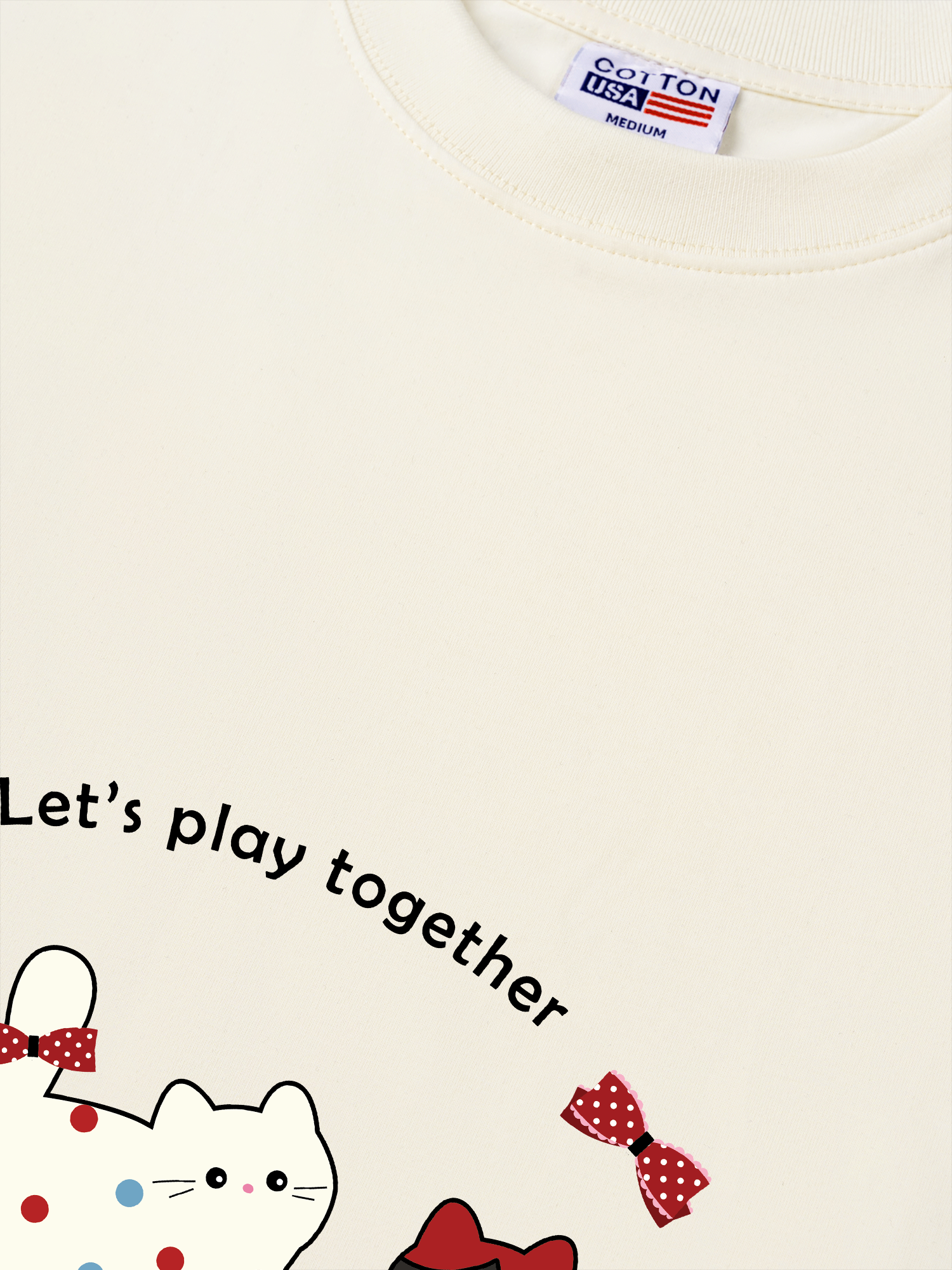 Áo Thun Relaxed Fit Dotty Mood Play Together