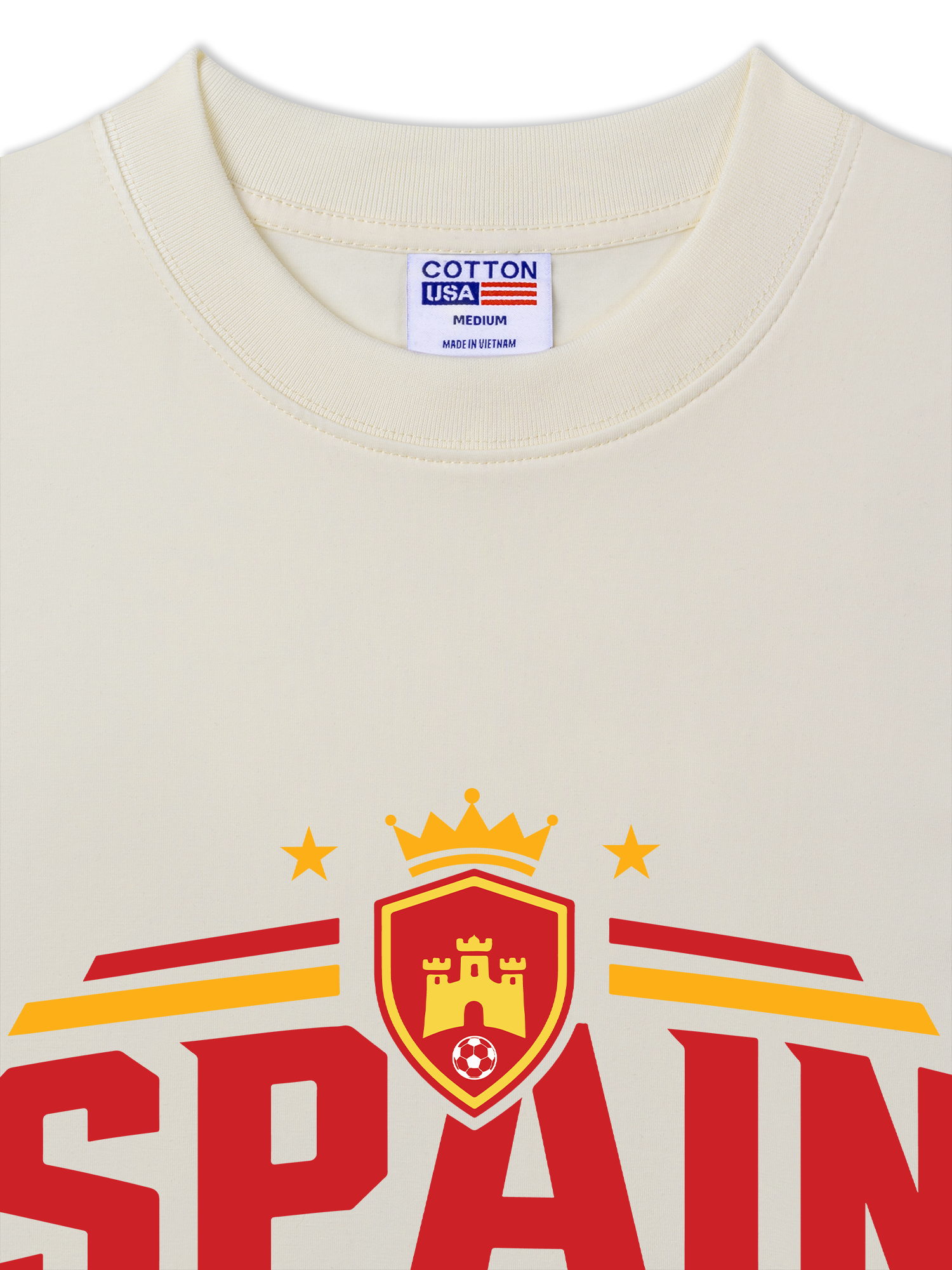 Áo Thun Relaxed Fit Soccer Spain Play With Pasion