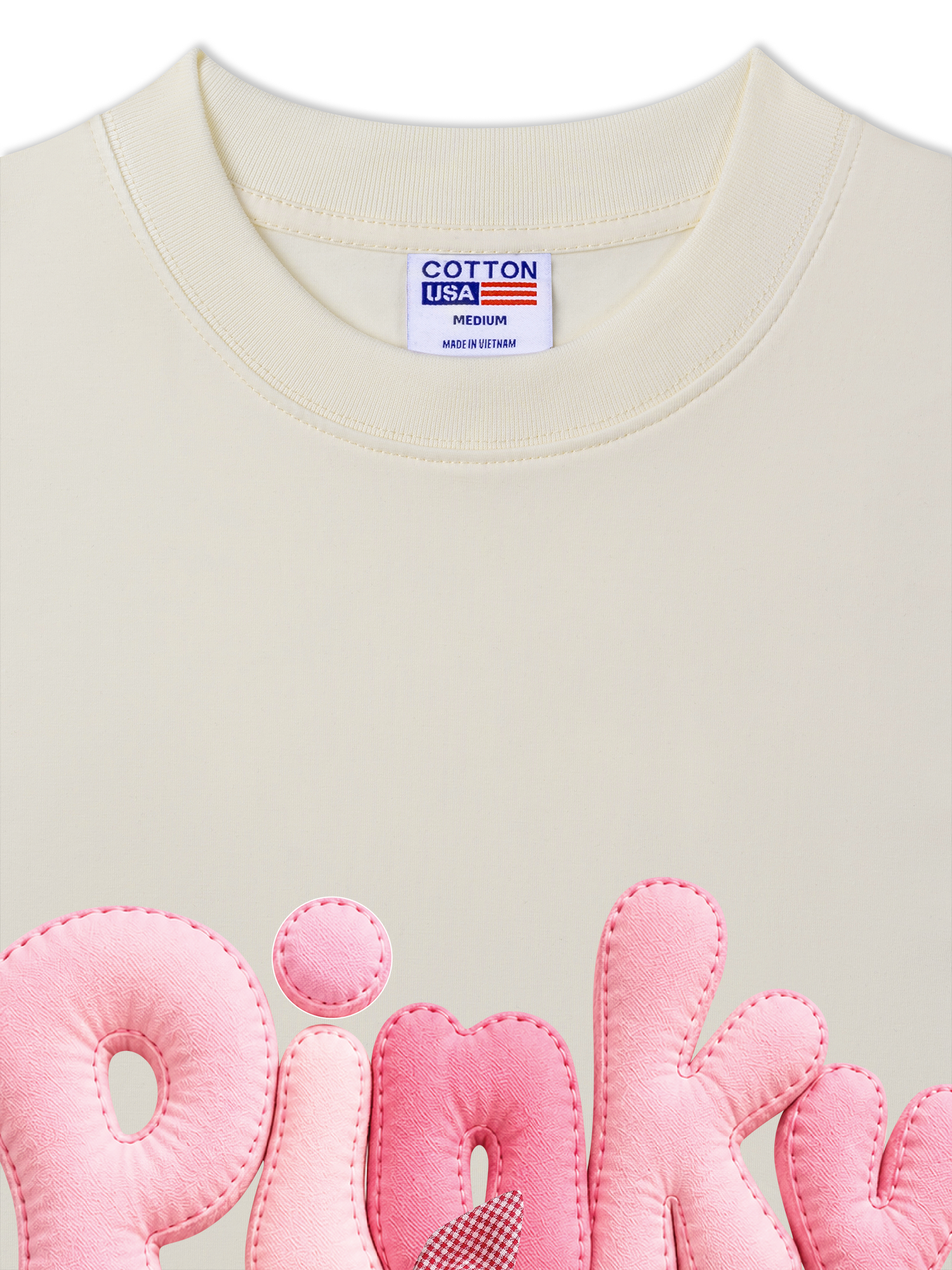 Áo Thun Relaxed Fit Cute Gang Pinky Girl