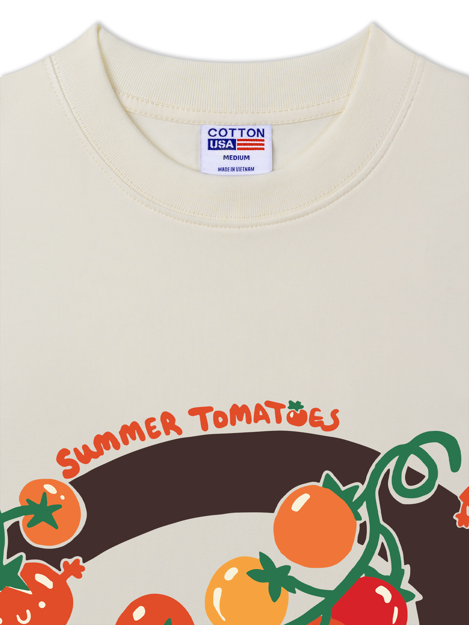 Áo Thun Relaxed Fit Yummy Mood Summer Tomatoes