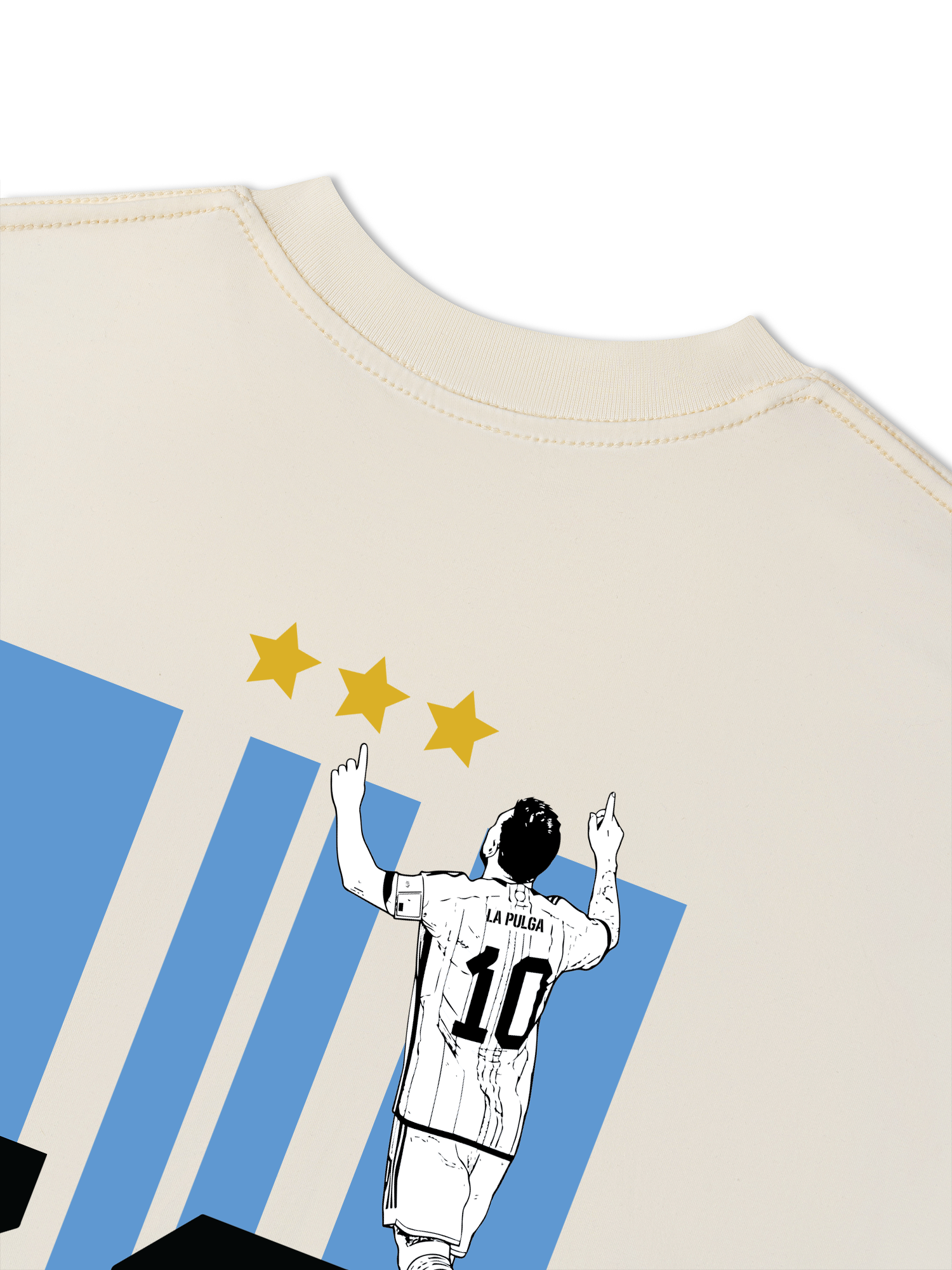 Áo Thun Relaxed Fit Soccer Argentina Số 10