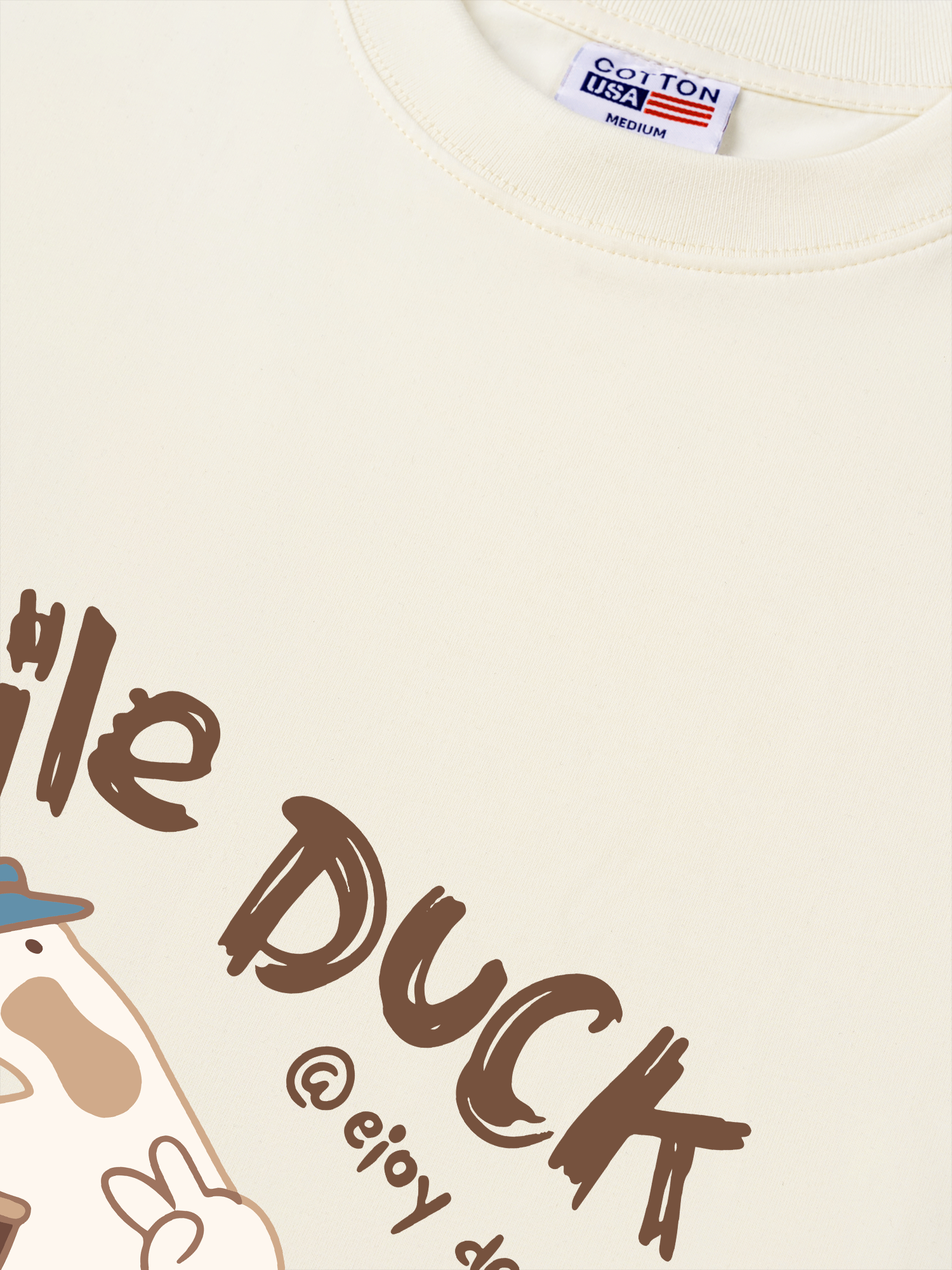 Áo Thun Relaxed Fit Farm Smile Duck