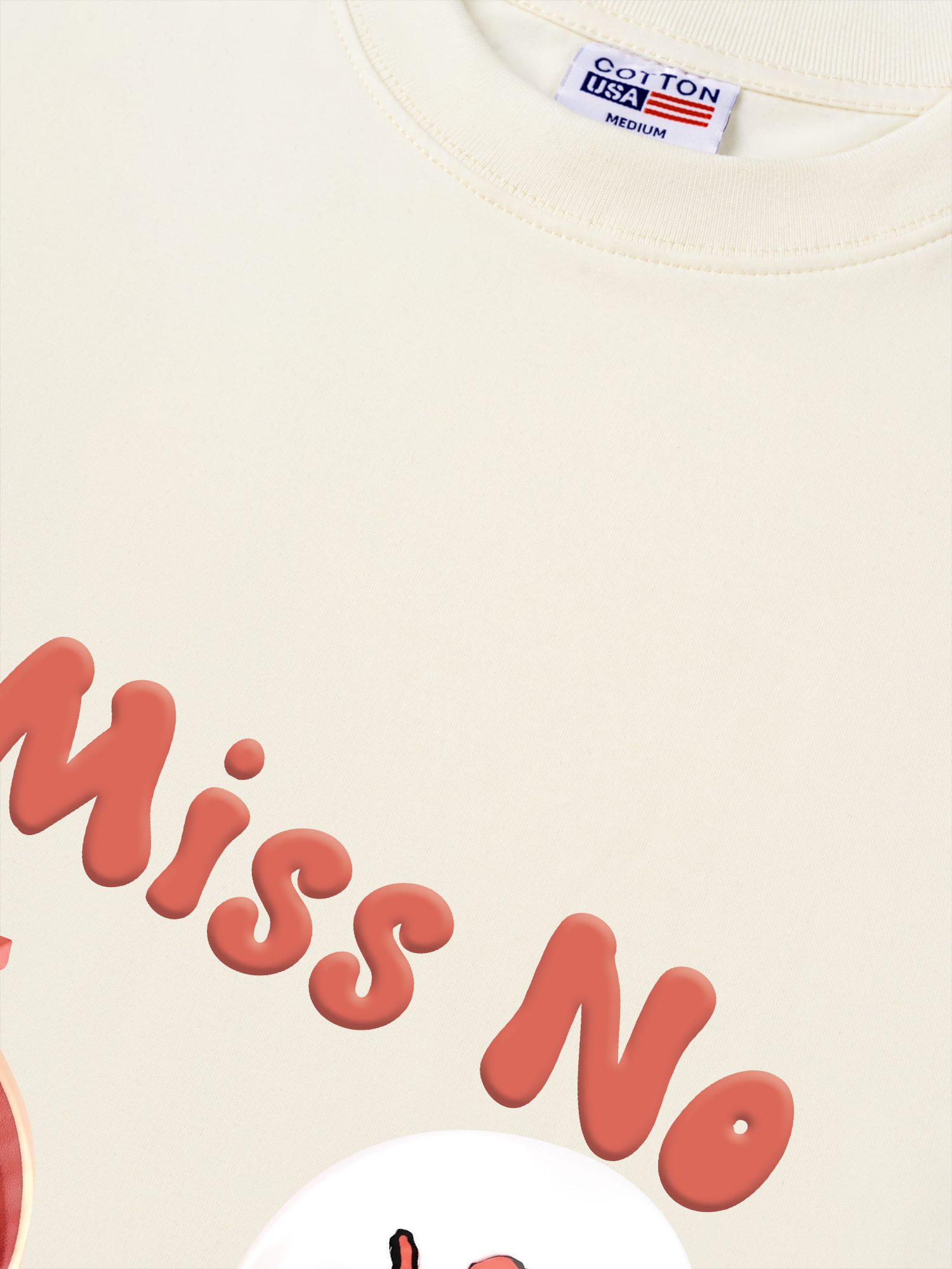 Áo Thun Relaxed Fit Cute Gang Miss No
