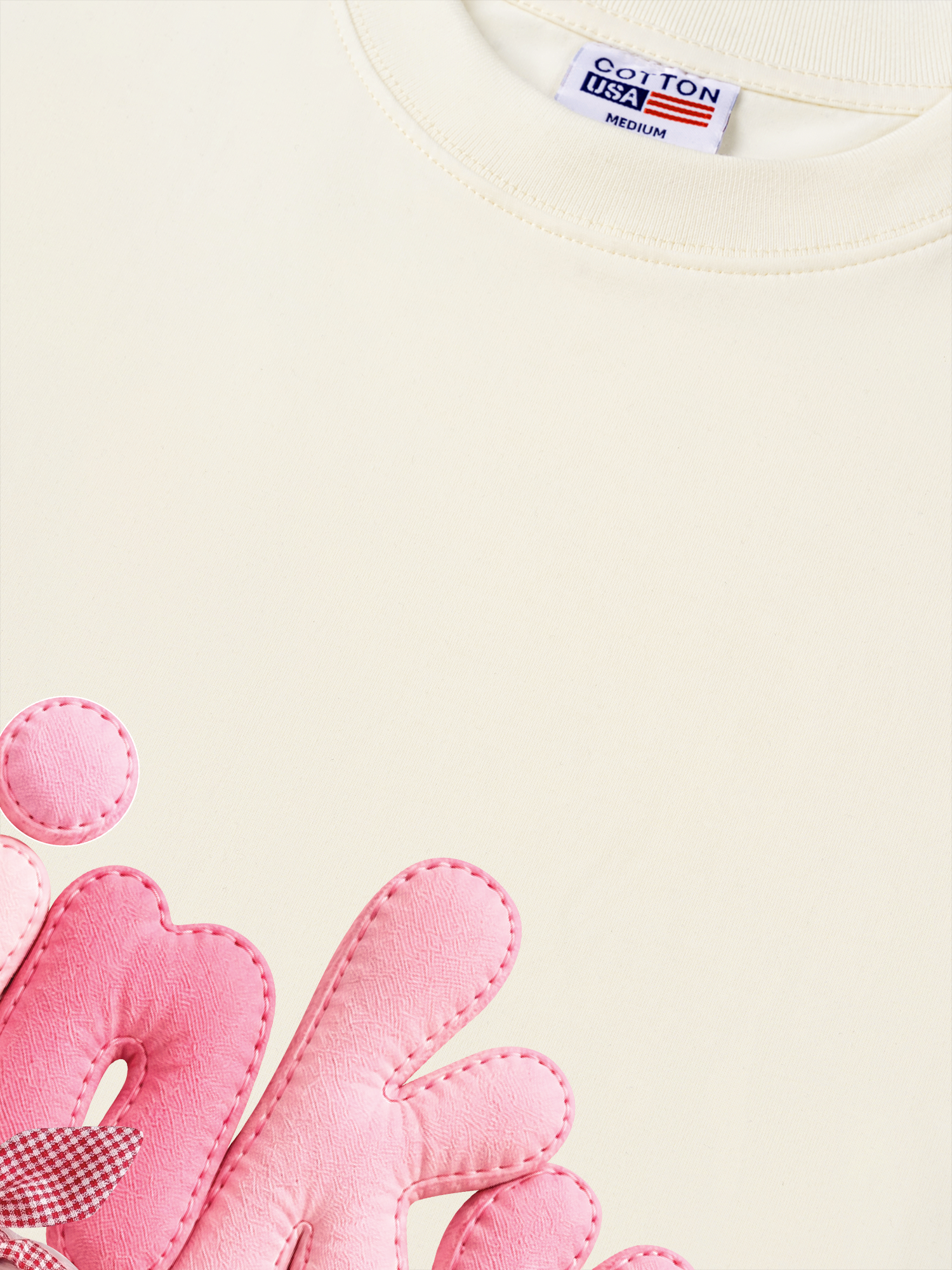 Áo Thun Relaxed Fit Cute Gang Pinky Girl