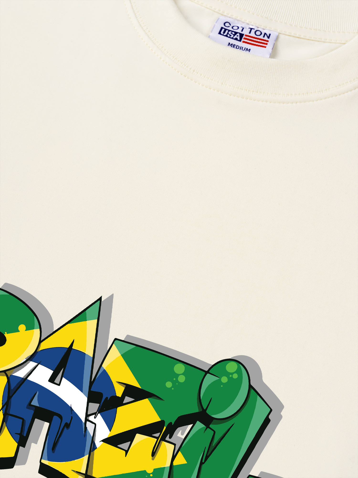Áo Thun Relaxed Fit Soccer Soccer Brazil
