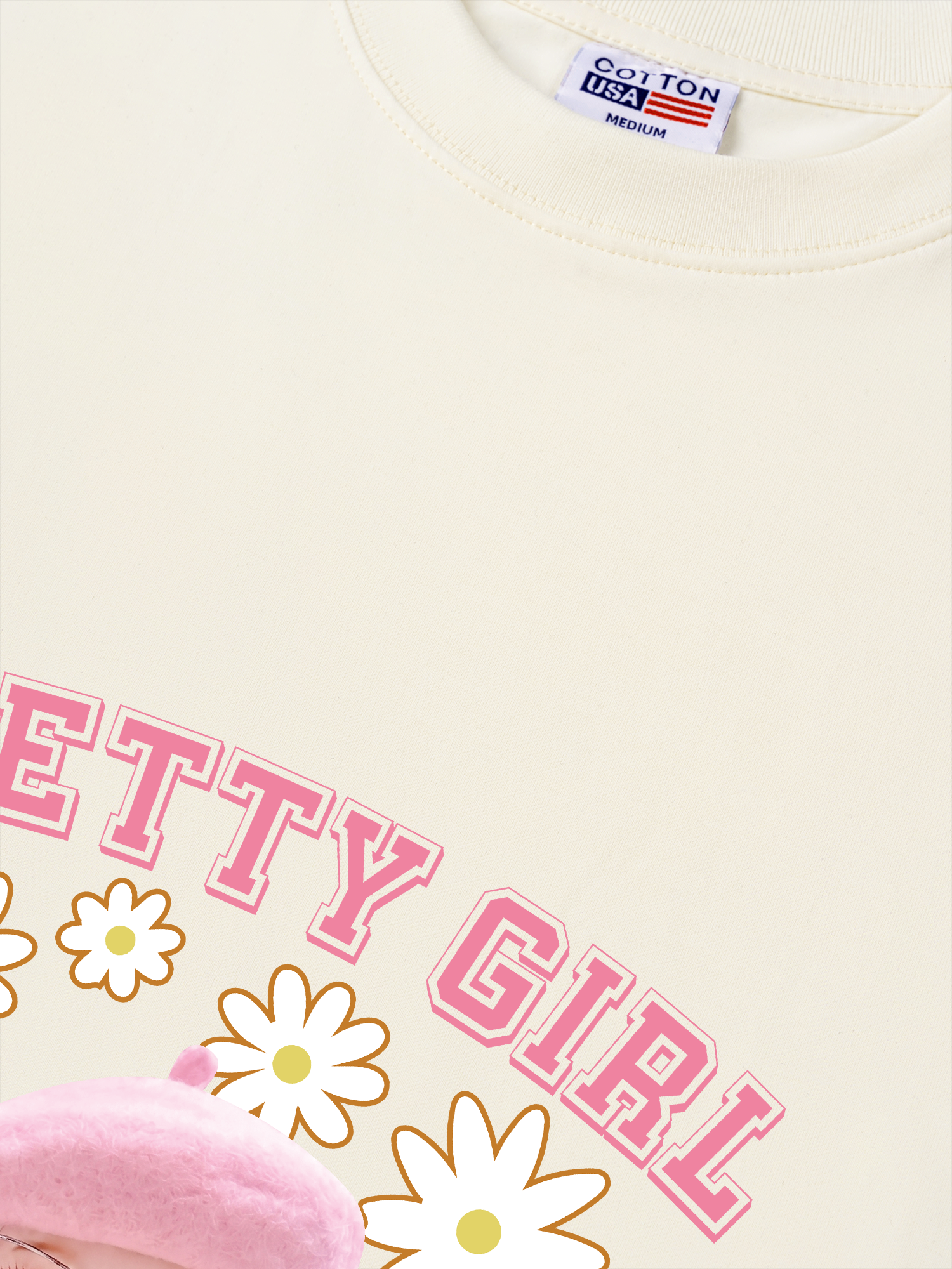 Áo Thun Relaxed Fit Cute Gang Pretty Girl