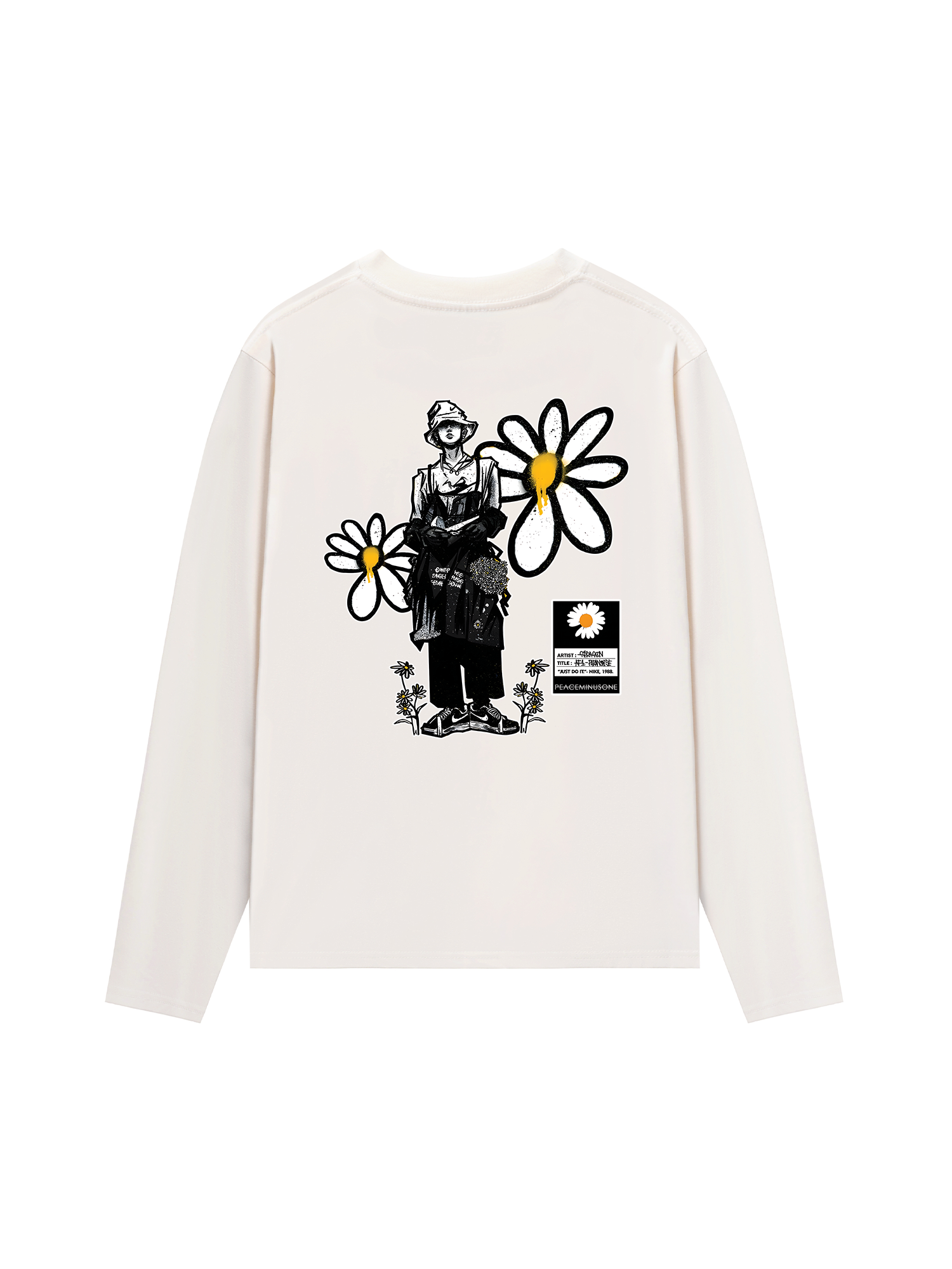 Áo Thun Dài Tay Floral X GD Art Daisy