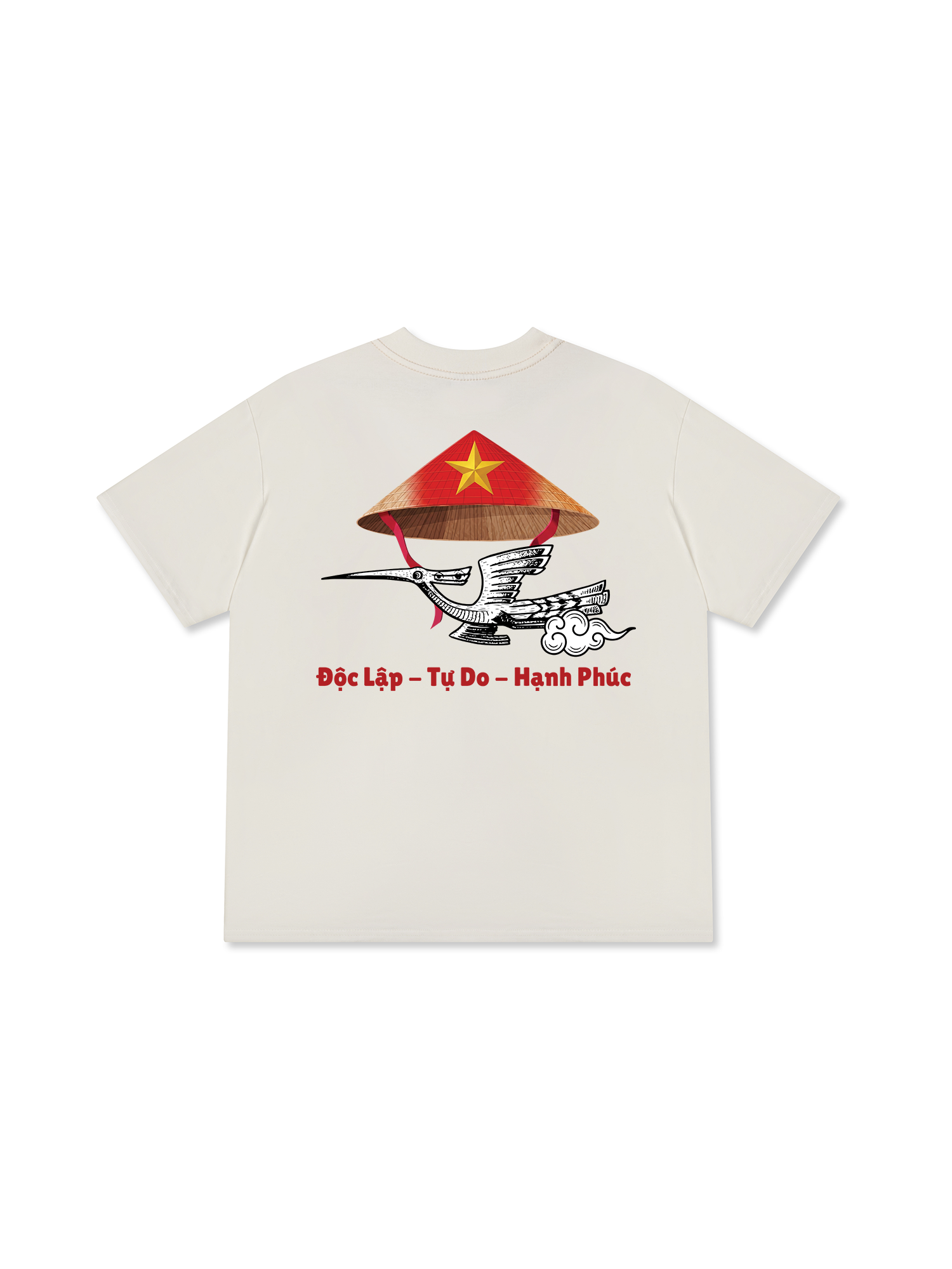 Áo Thun Relaxed Fit Độc Lập Tự Do Hạnh Phúc