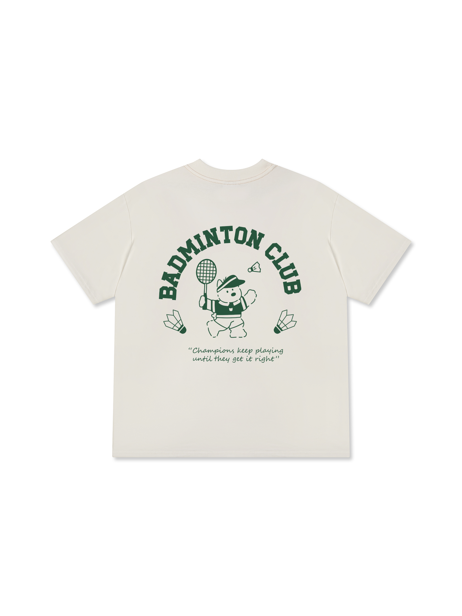 Áo Thun Relaxed Fit Badminton Club Green