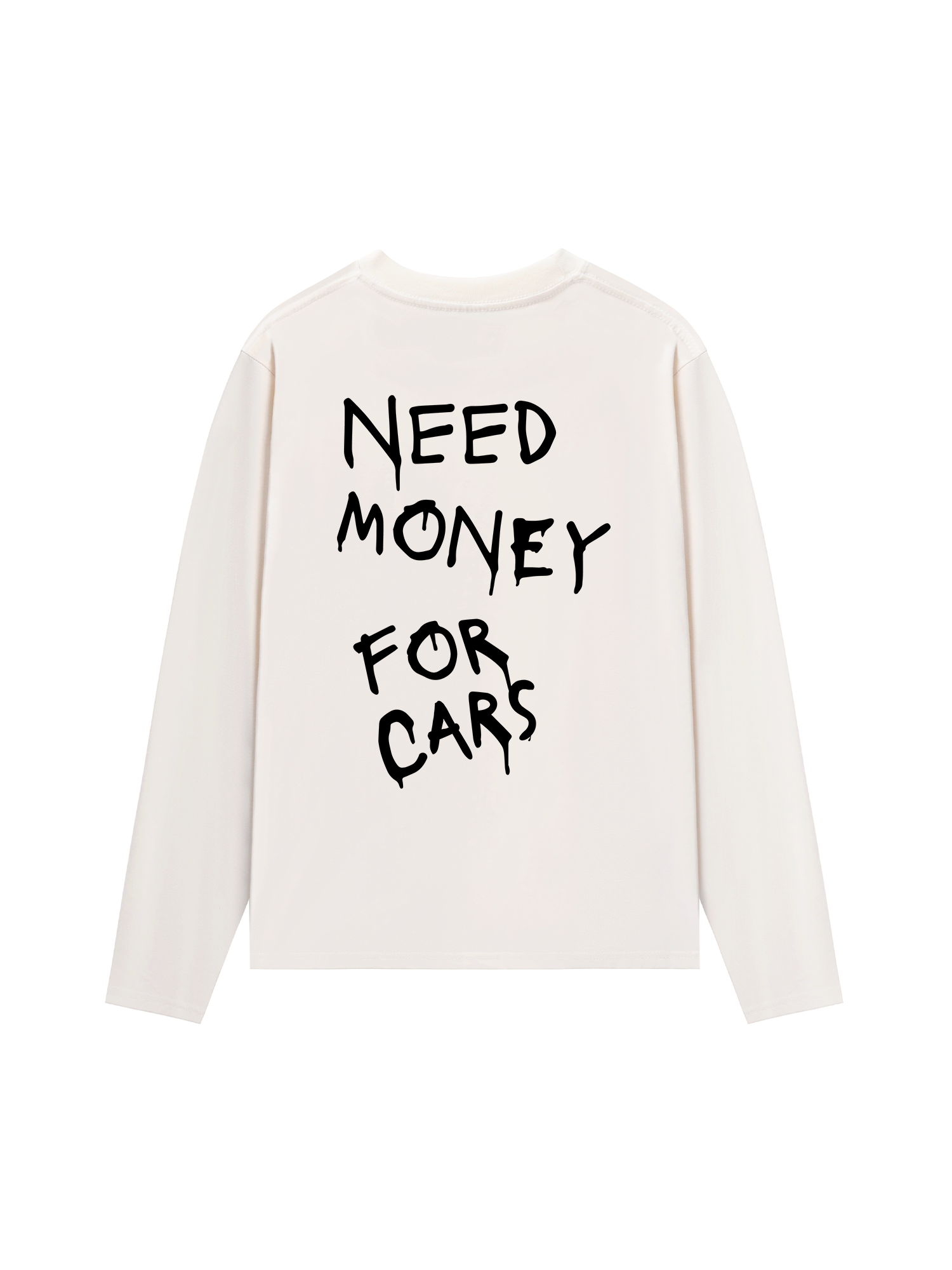 Áo Thun Dài Tay Need Money For Cars