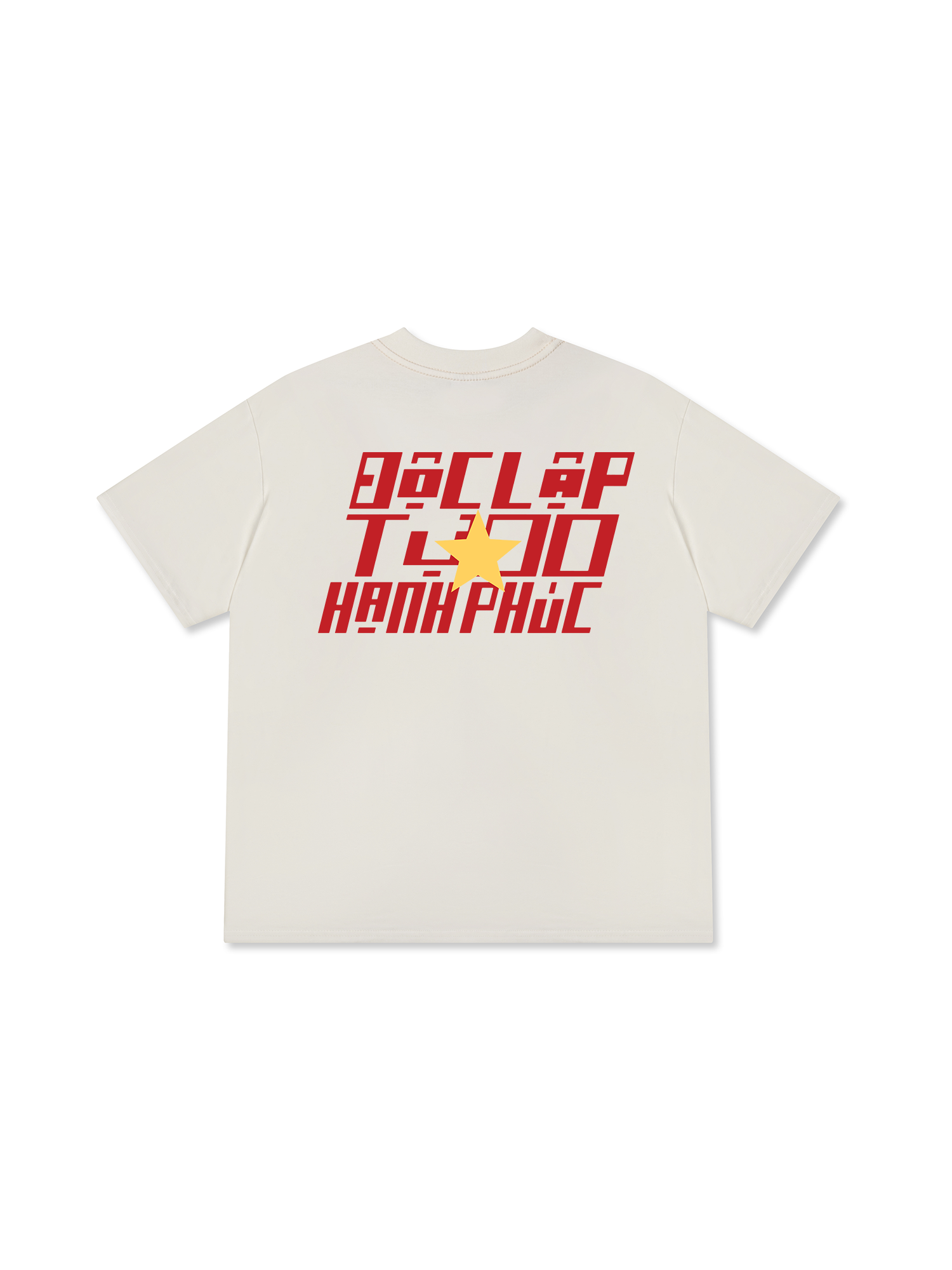 Áo Thun Relaxed Fit Độc Lập Tự Do Hạnh Phúc