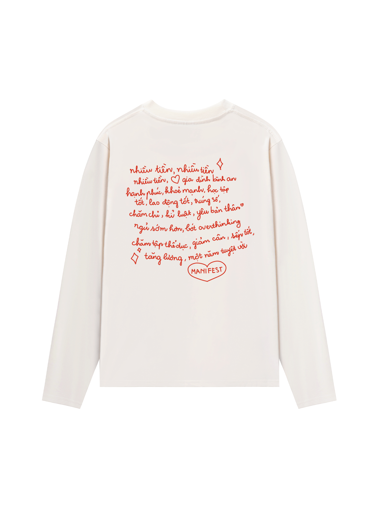 Áo Thun Dài Tay Manifest Năm Mới Tuyệt Vời