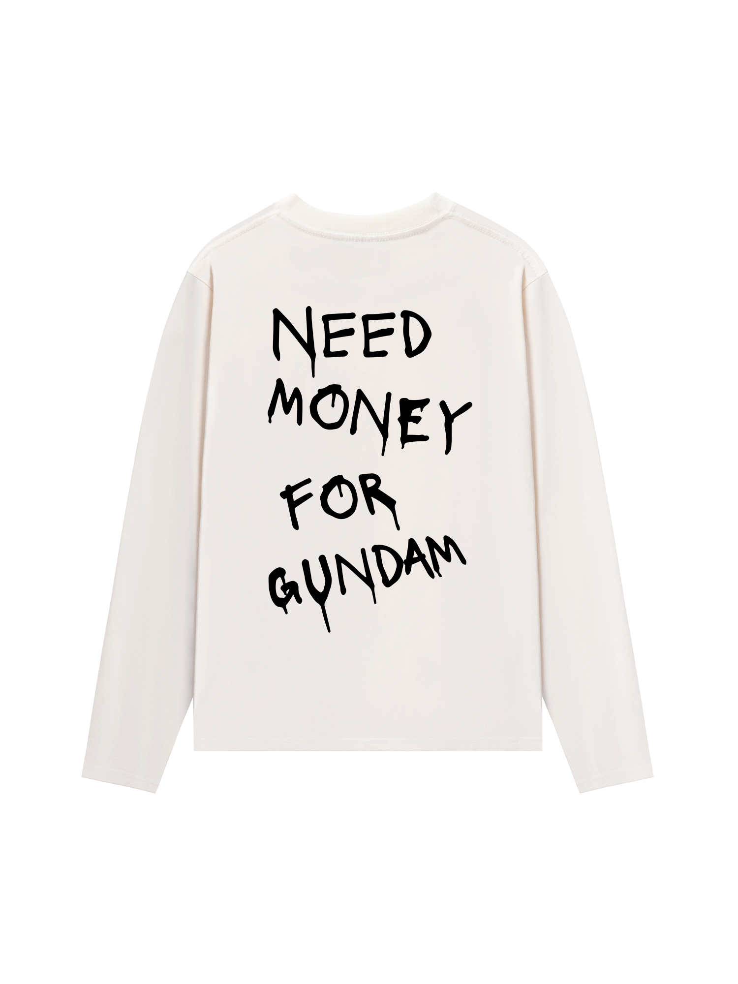Áo Thun Dài Tay Need Money For Gundam