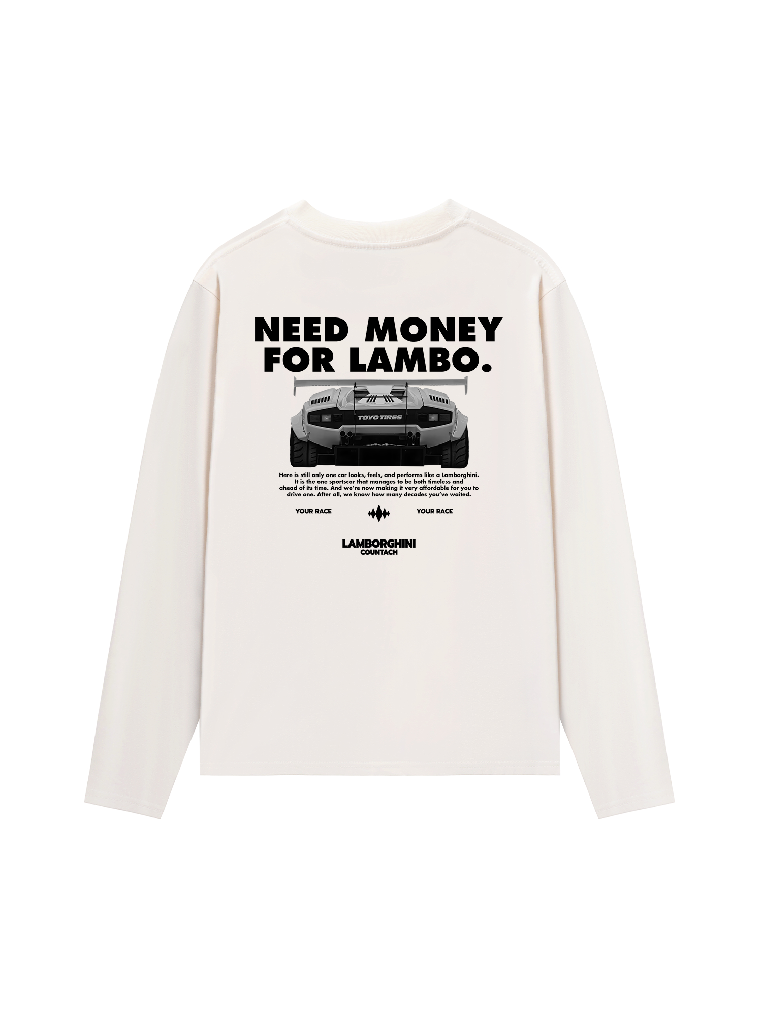 Áo Thun Dài Tay Lamborghini Countach LBWK