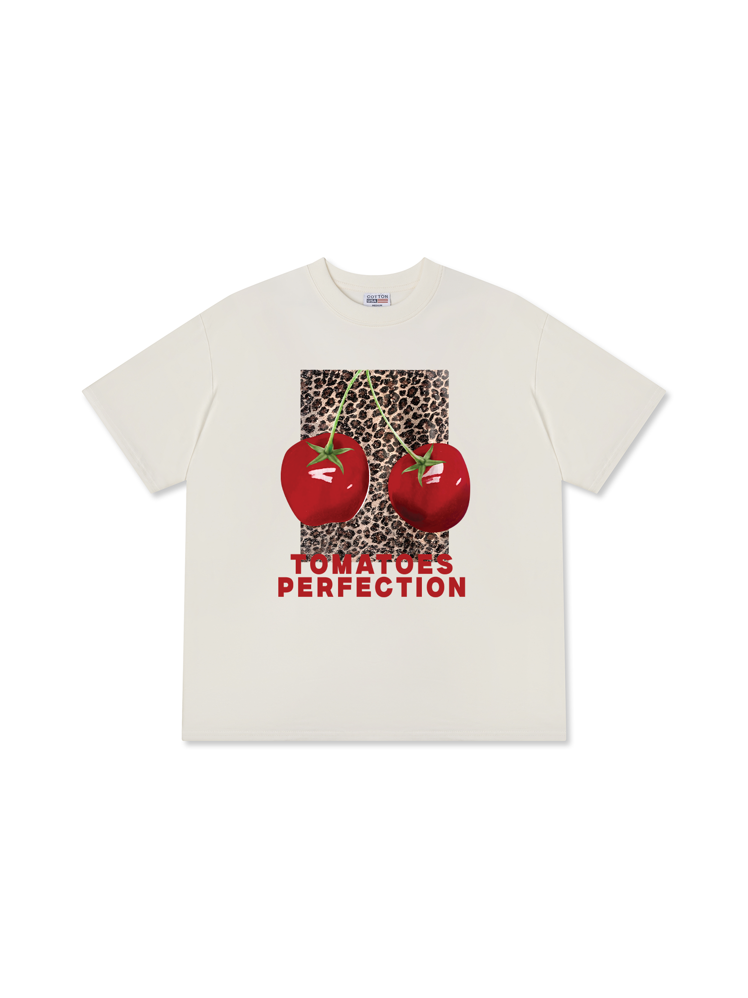 Áo Thun Relaxed Fit Urban Leopard Tomatoes Perfection