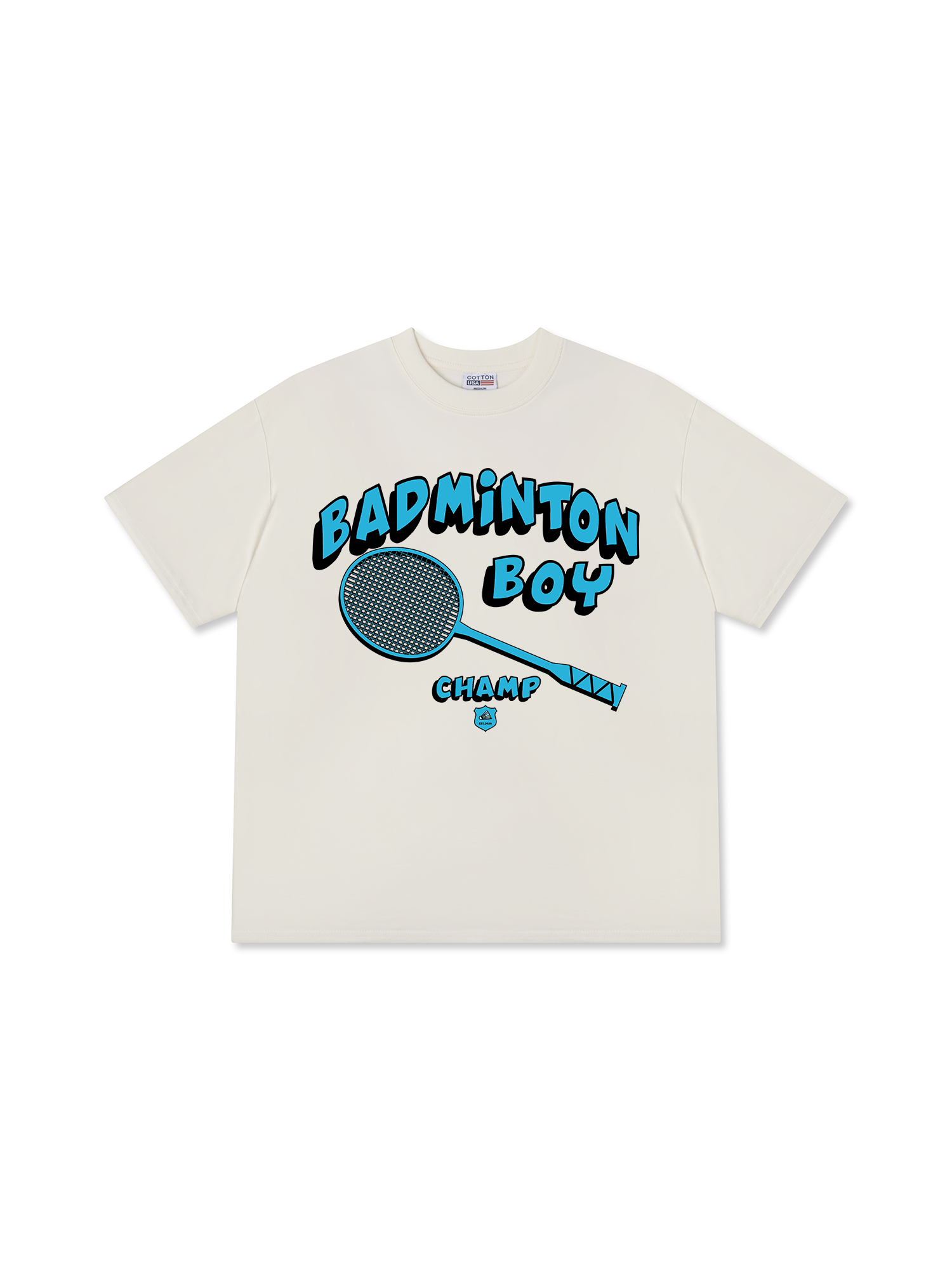 Áo Thun Relaxed Fit Badminton Boy