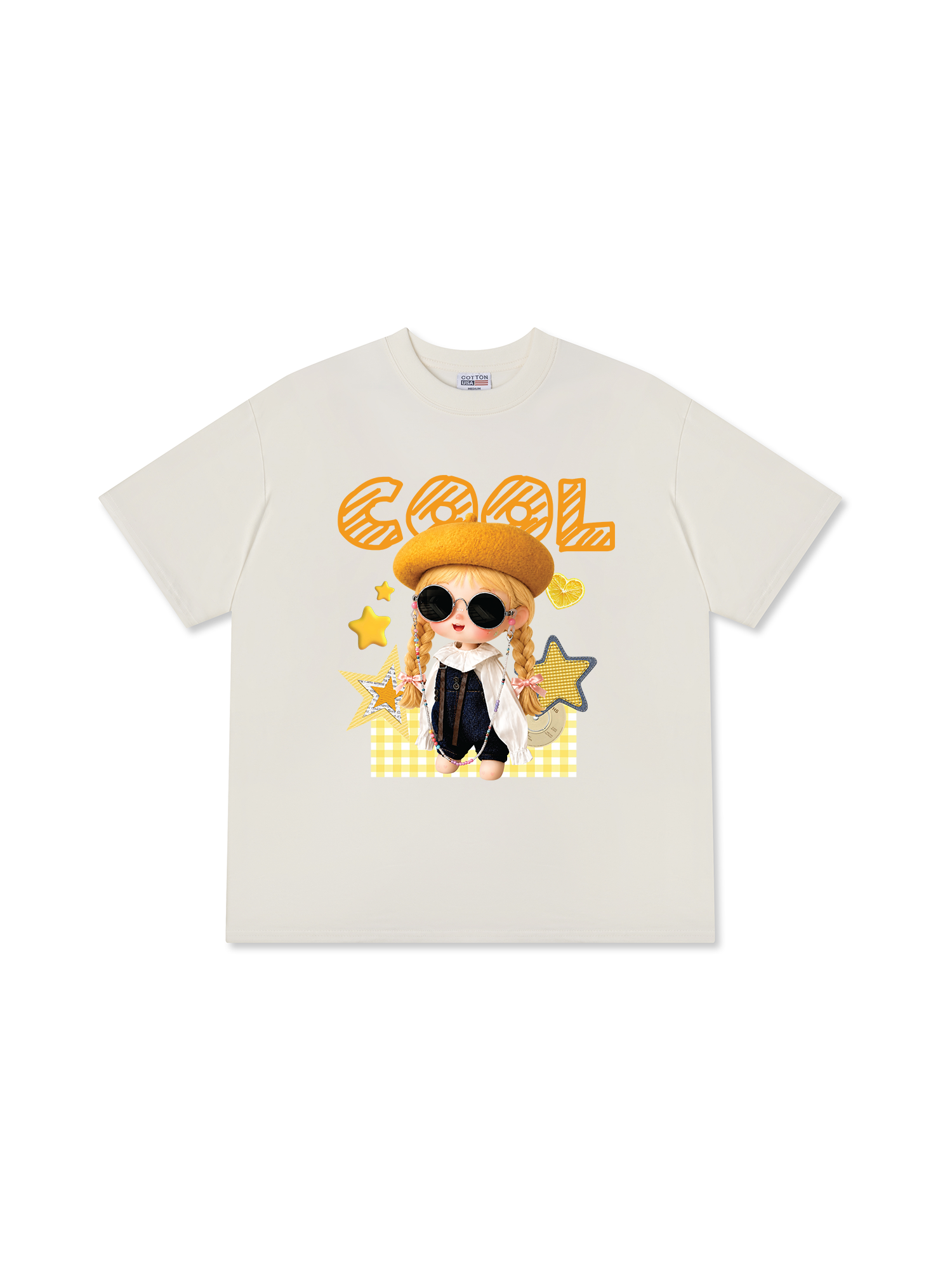 Áo Thun Relaxed Fit Cute Gang Cool