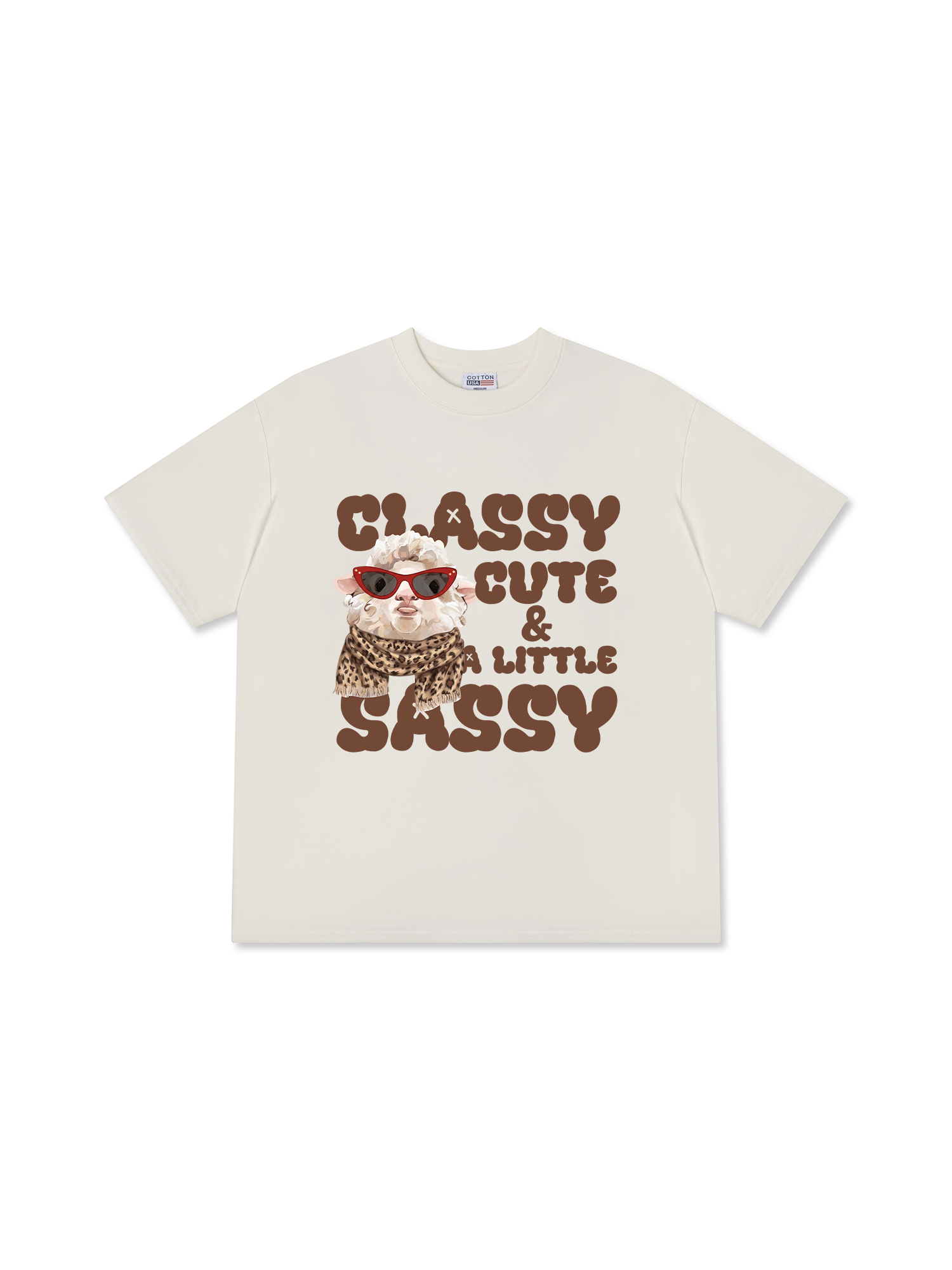 Áo Thun Relaxed Fit Farm Classy, Cute & A Little Sassy