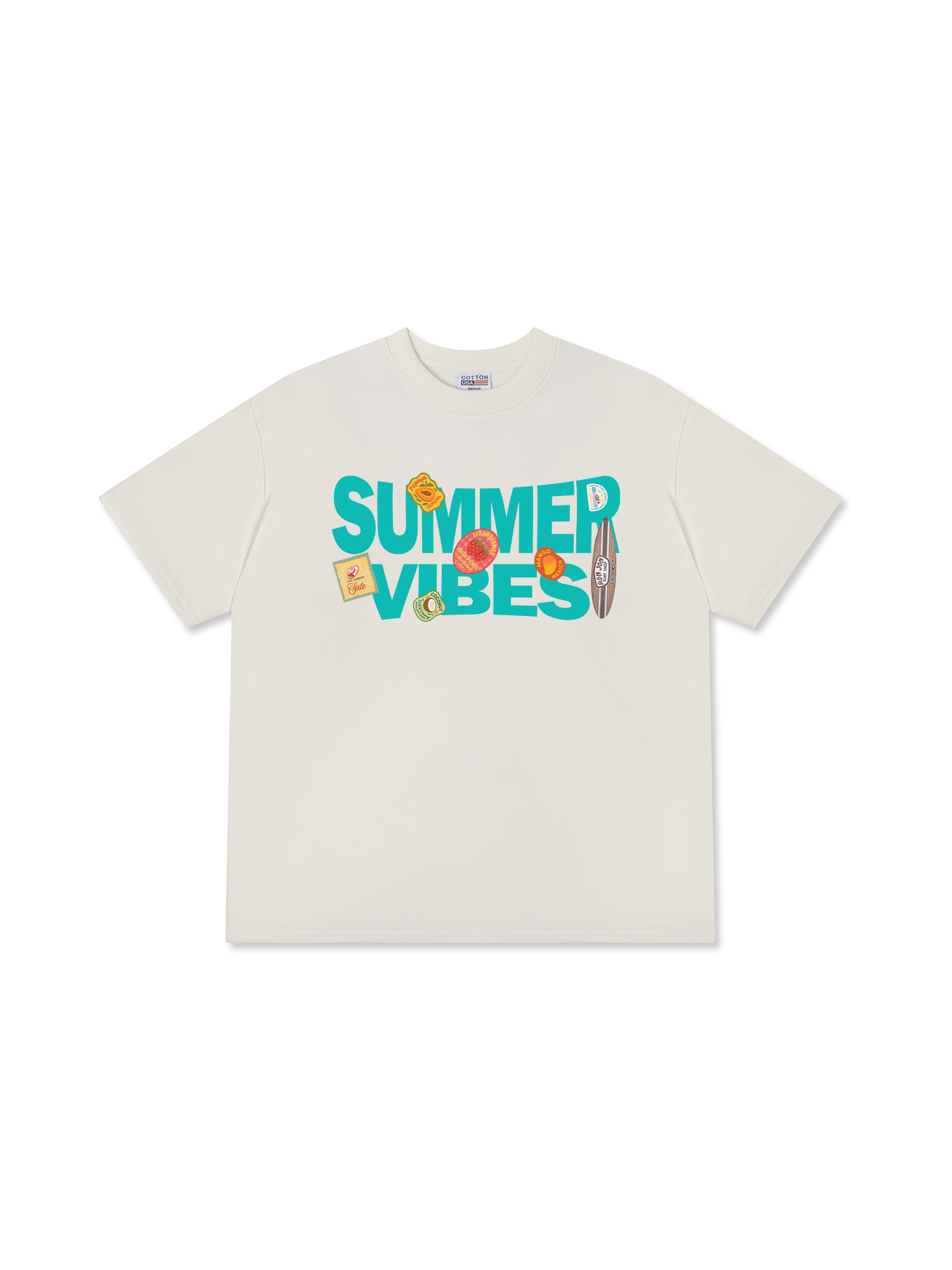 Áo Thun Relaxed Fit Tropical Summer Vibes