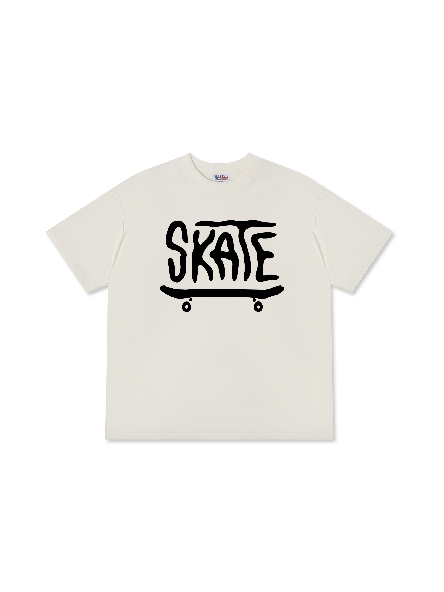 Áo Thun Relaxed Fit Wavy Skate