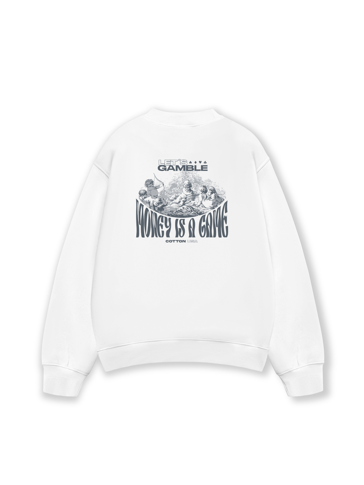Áo Sweater Nỉ Hai Da Money Is A Game