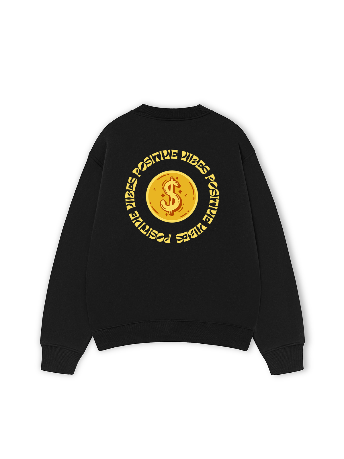 Áo Sweater Nỉ Hai Da Money Positive Vibe