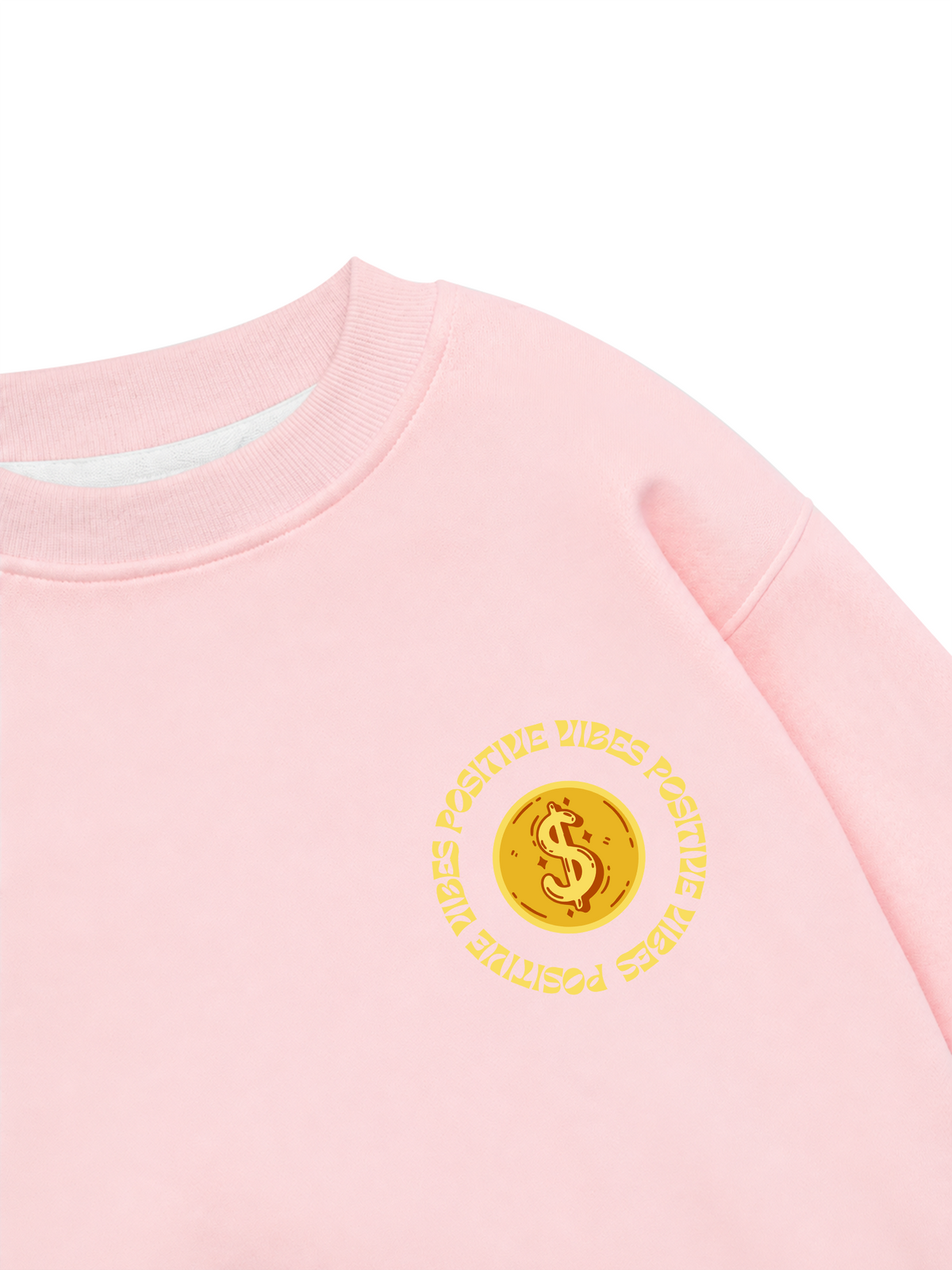 Áo Sweater Nỉ Hai Da Money Positive Vibe