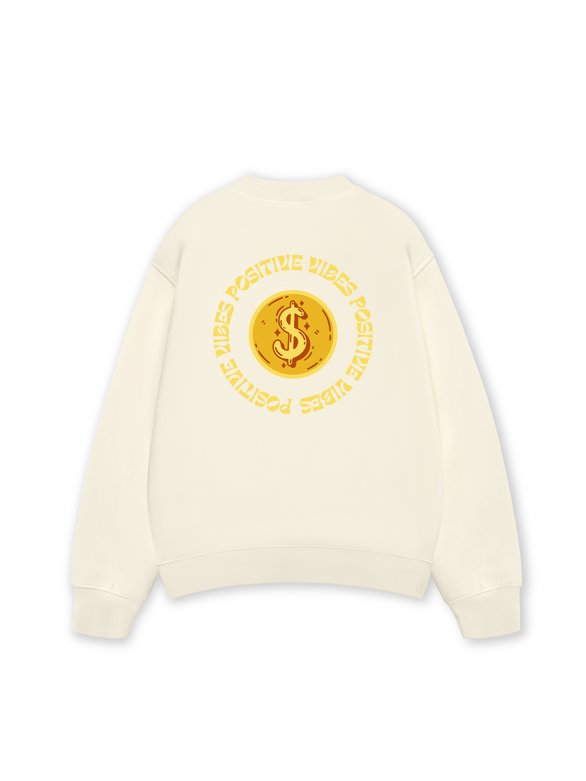 Áo Sweater Nỉ Hai Da Money Positive Vibe