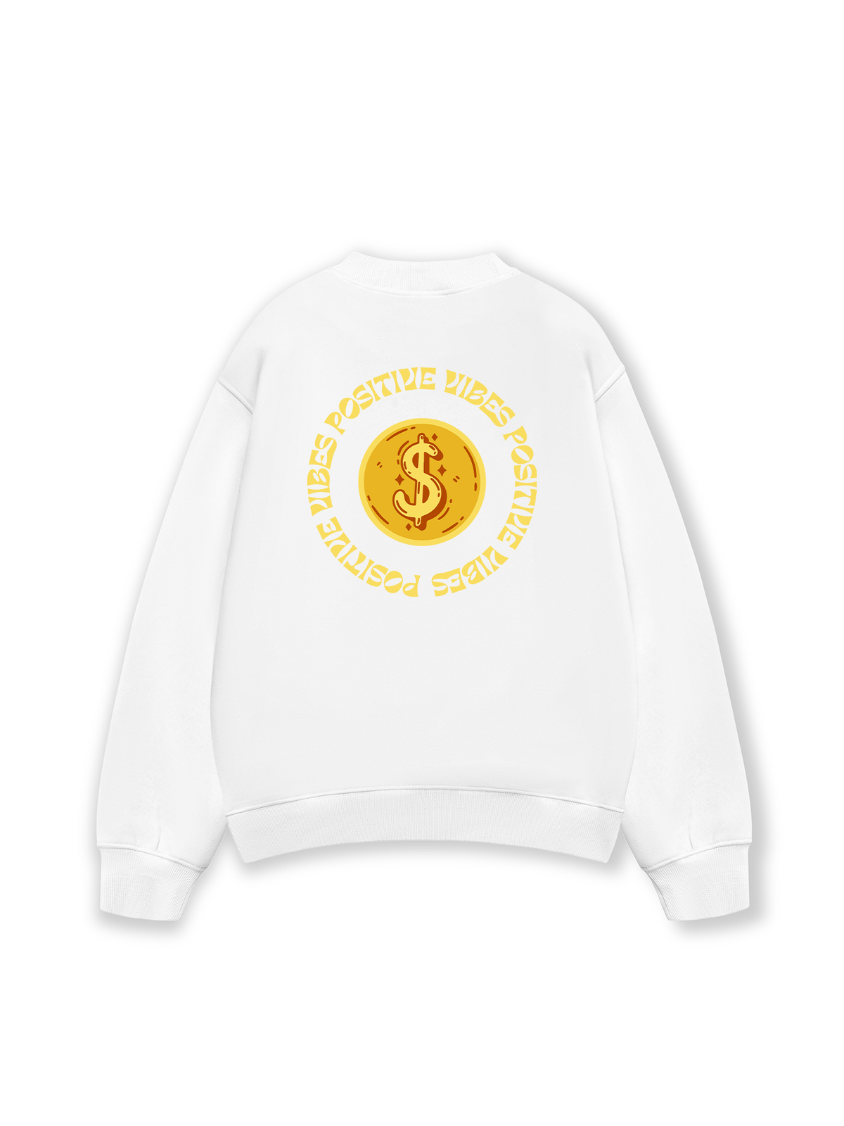 Áo Sweater Nỉ Hai Da Money Positive Vibe