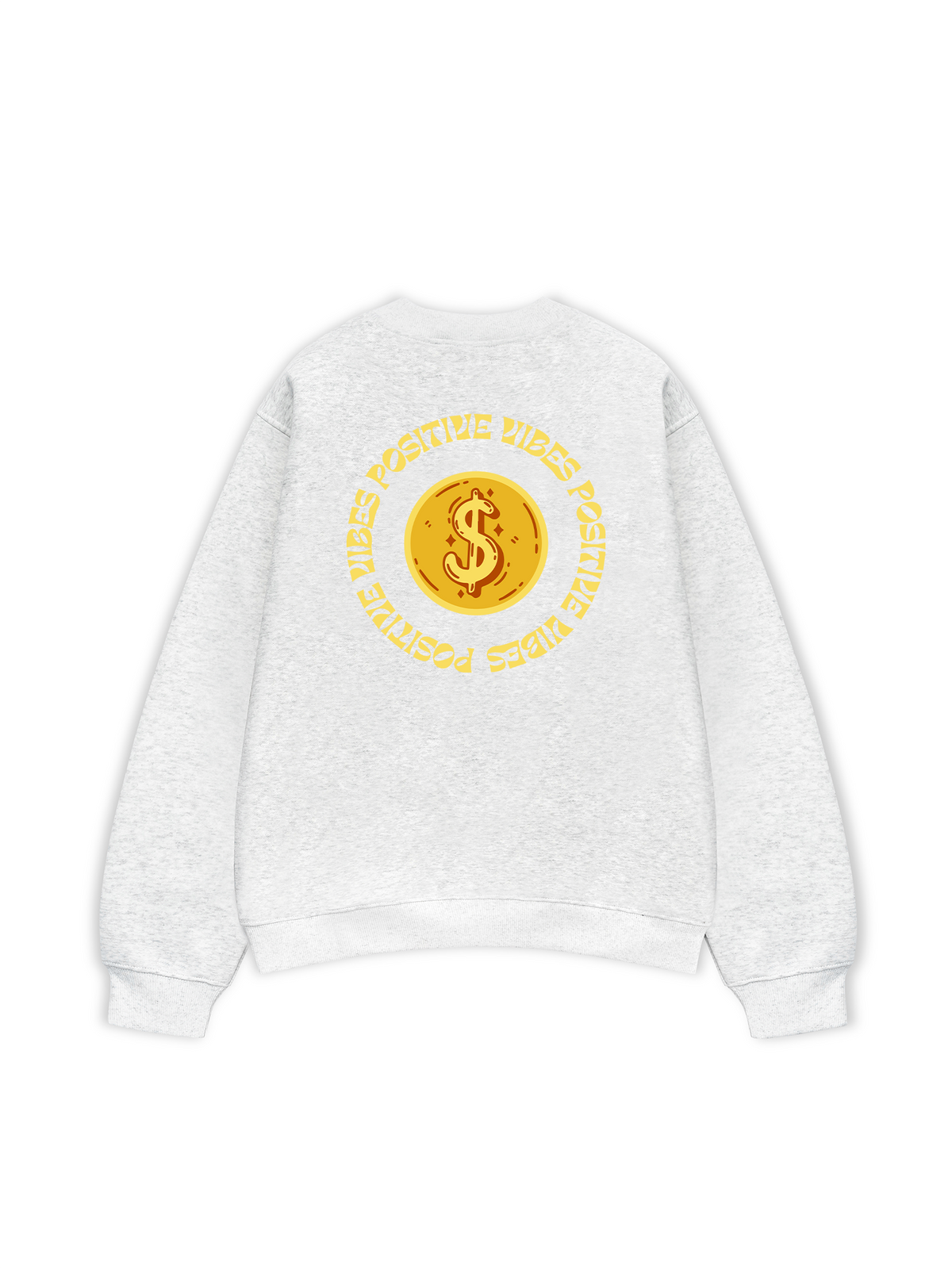 Áo Sweater Nỉ Hai Da Money Positive Vibe