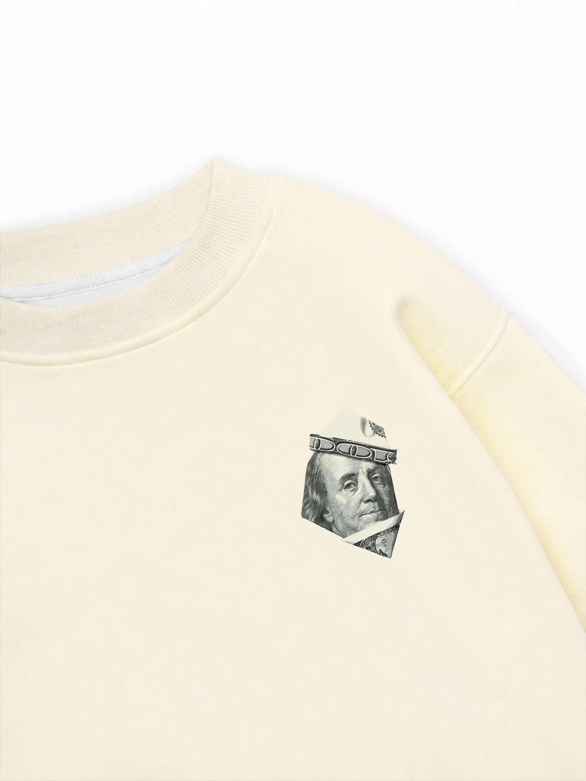 Áo Sweater Nỉ Hai Da Money Origami Hustle