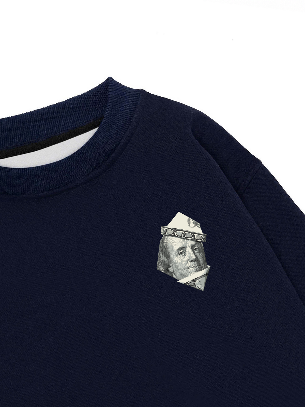 Áo Sweater Nỉ Hai Da Money Origami Hustle