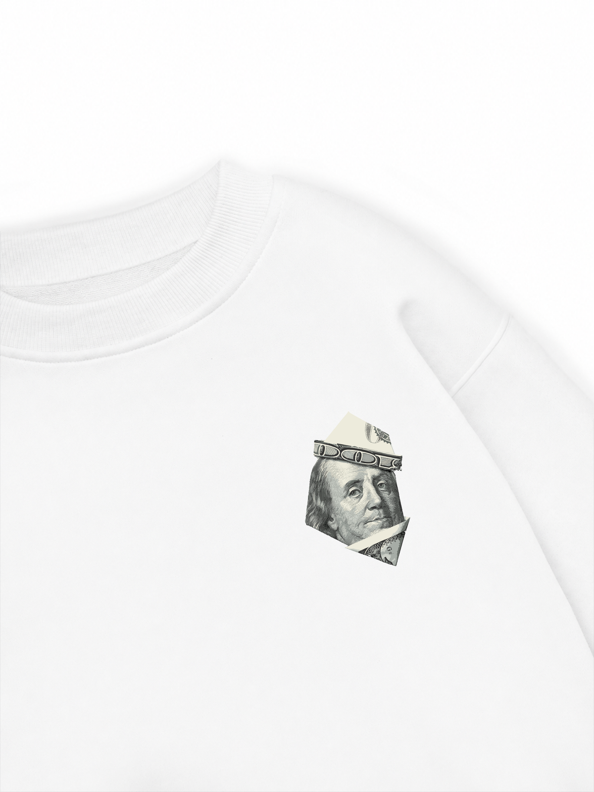Áo Sweater Nỉ Hai Da Money Origami Hustle