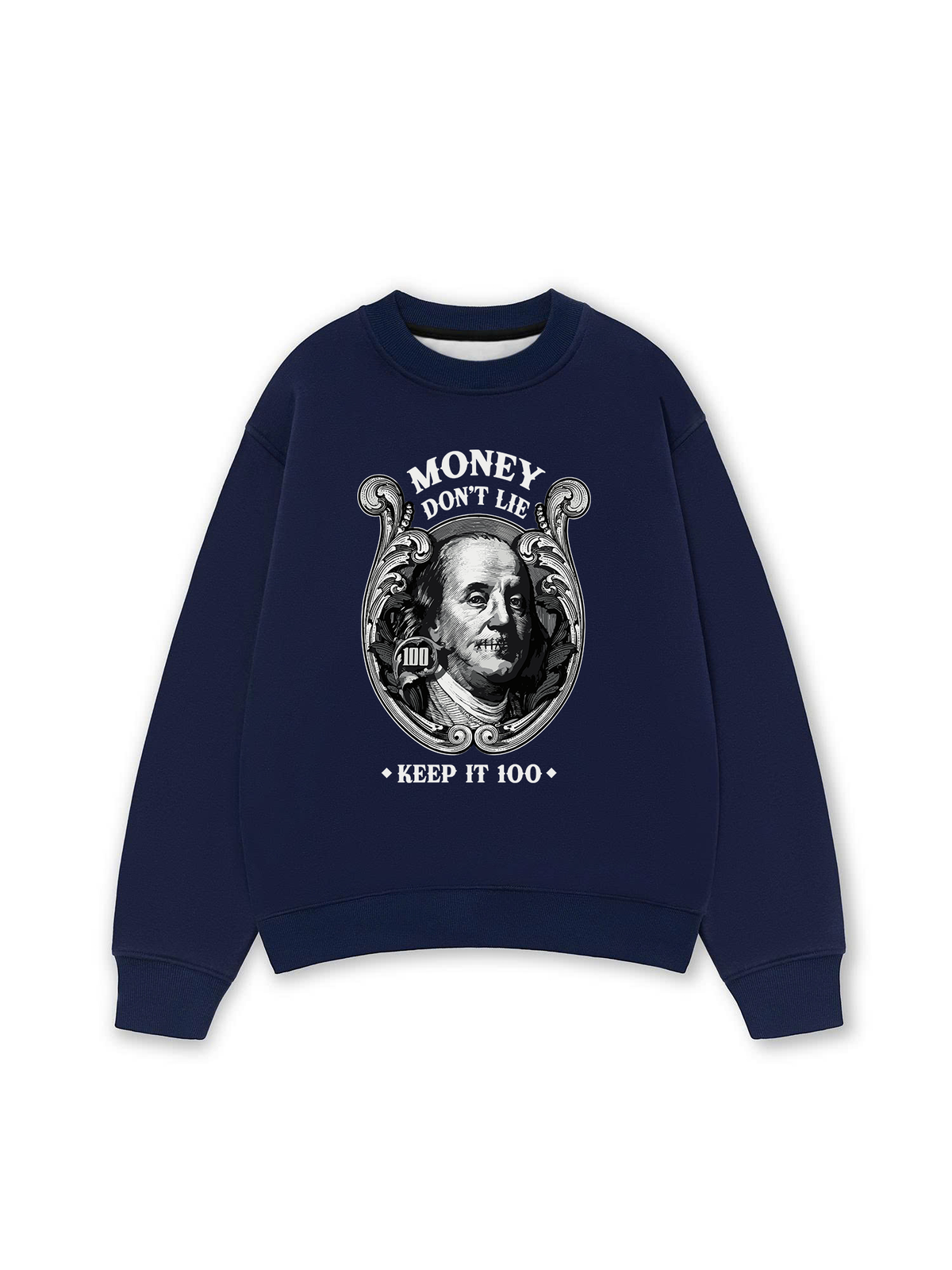 Áo Sweater Nỉ Hai Da Money Don't Lie