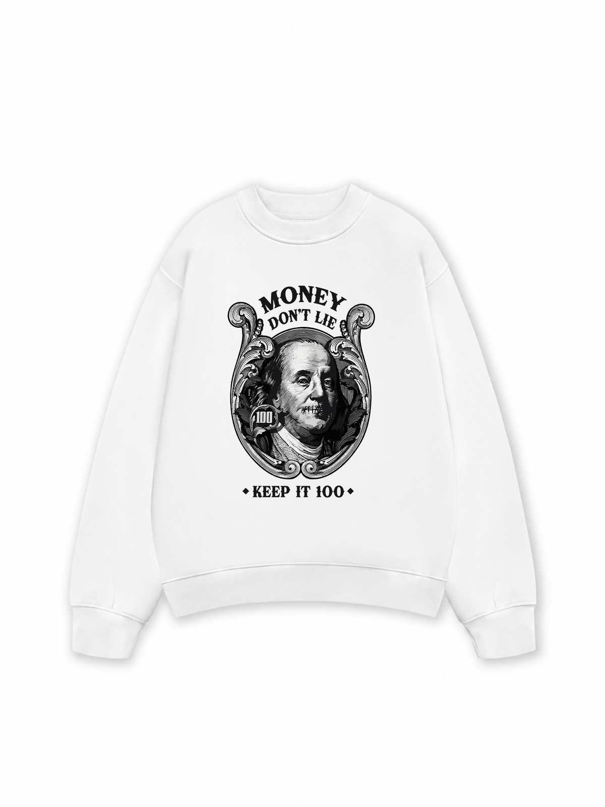 Áo Sweater Nỉ Hai Da Money Don't Lie