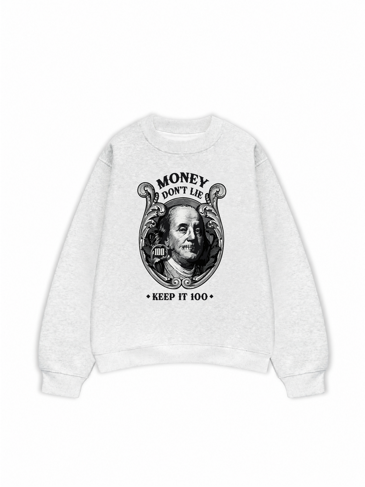 Áo Sweater Nỉ Hai Da Money Don't Lie