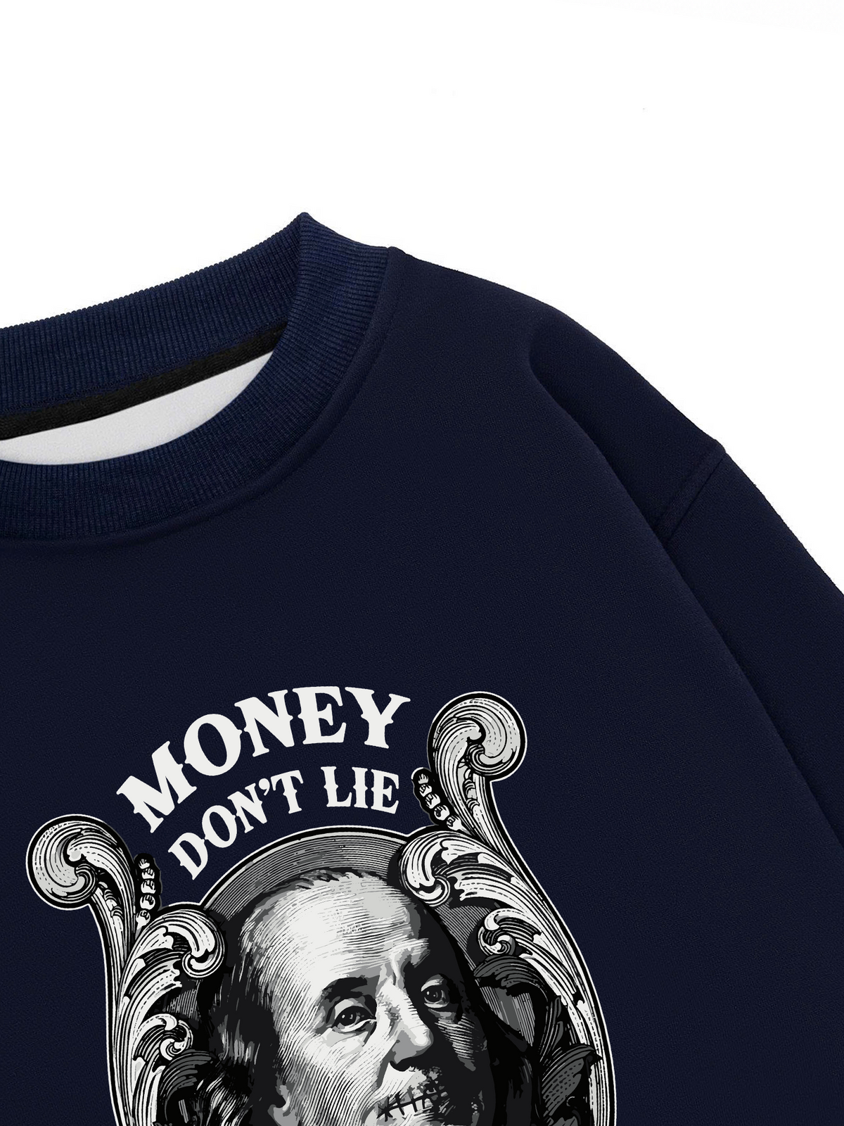 Áo Sweater Nỉ Hai Da Money Don't Lie