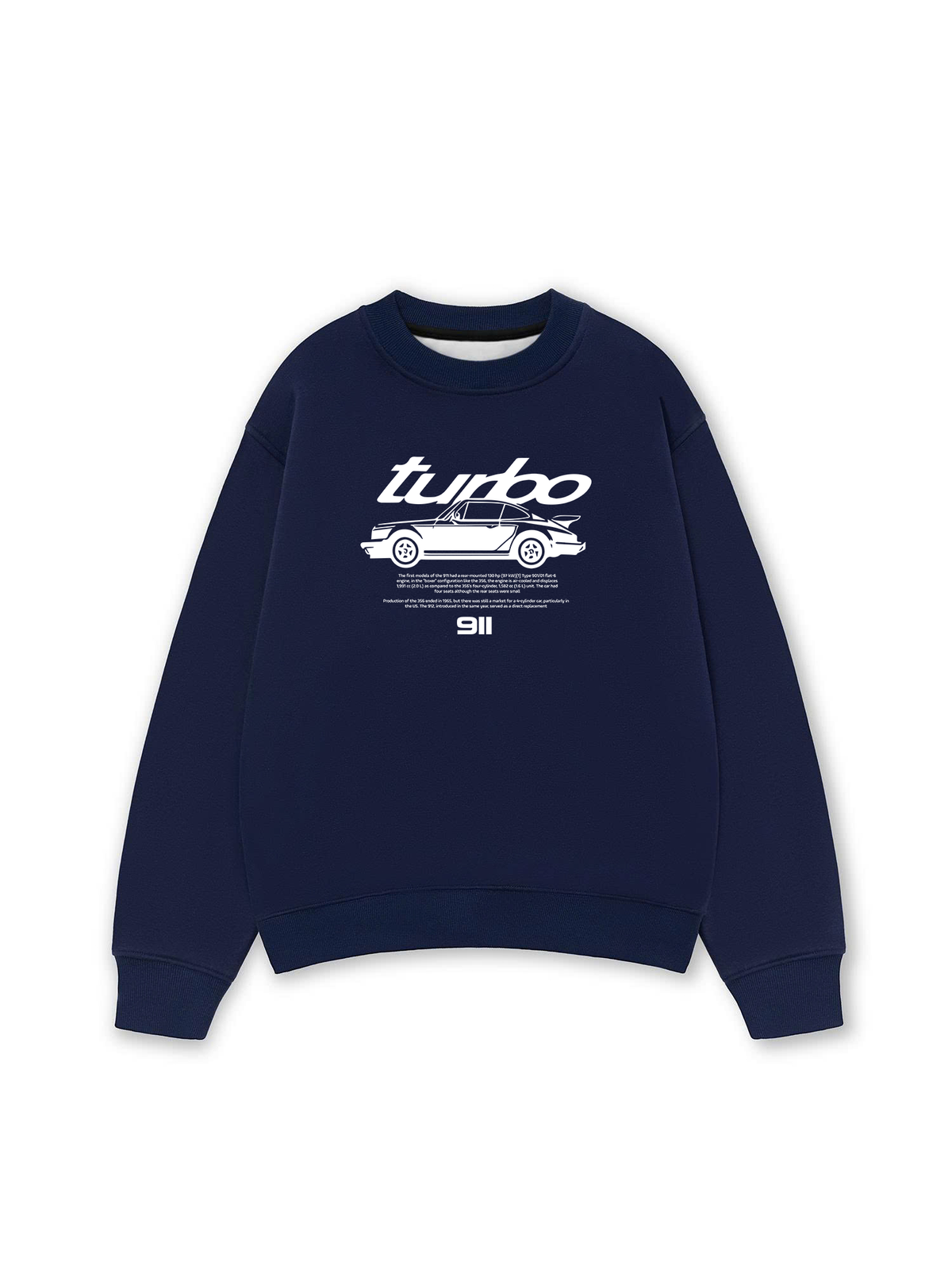 Áo Sweater Nỉ Hai Da Porsche Classic 911 Turbo
