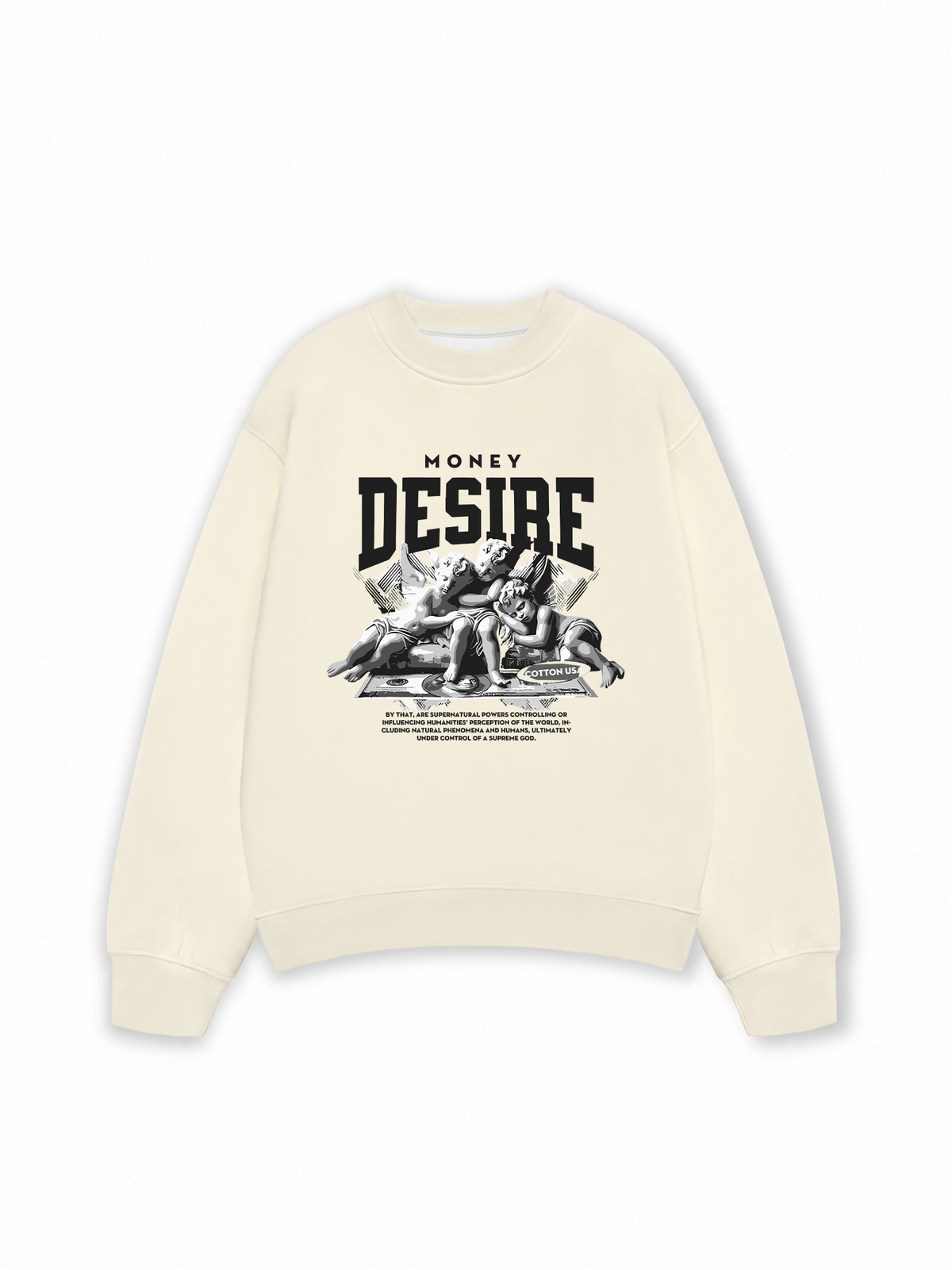 Áo Sweater Nỉ Hai Da Money Desire Angel
