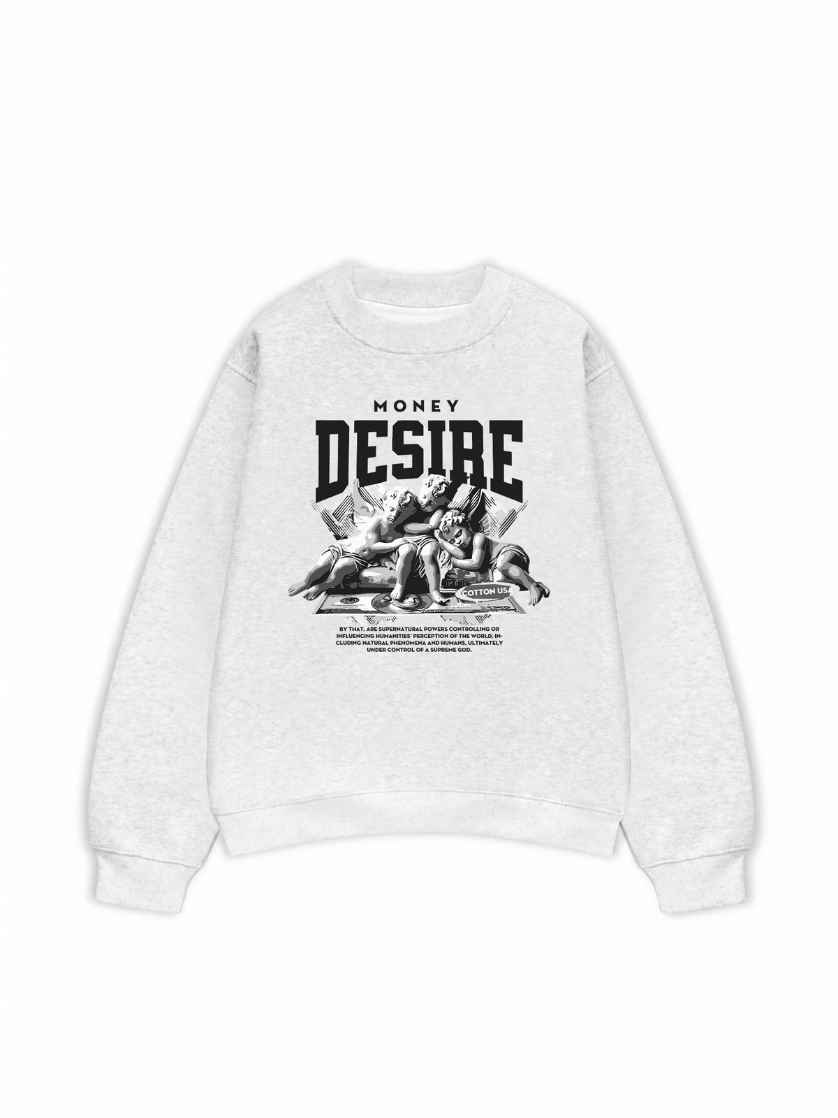 Áo Sweater Nỉ Hai Da Money Desire Angel