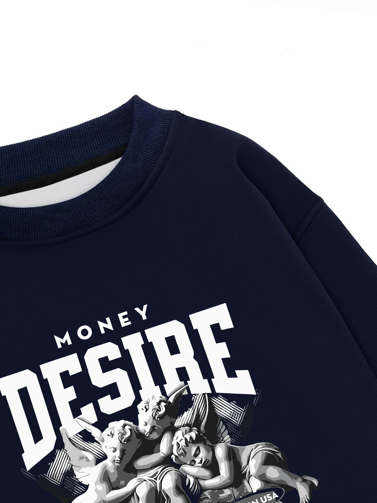 Áo Sweater Nỉ Hai Da Money Desire Angel