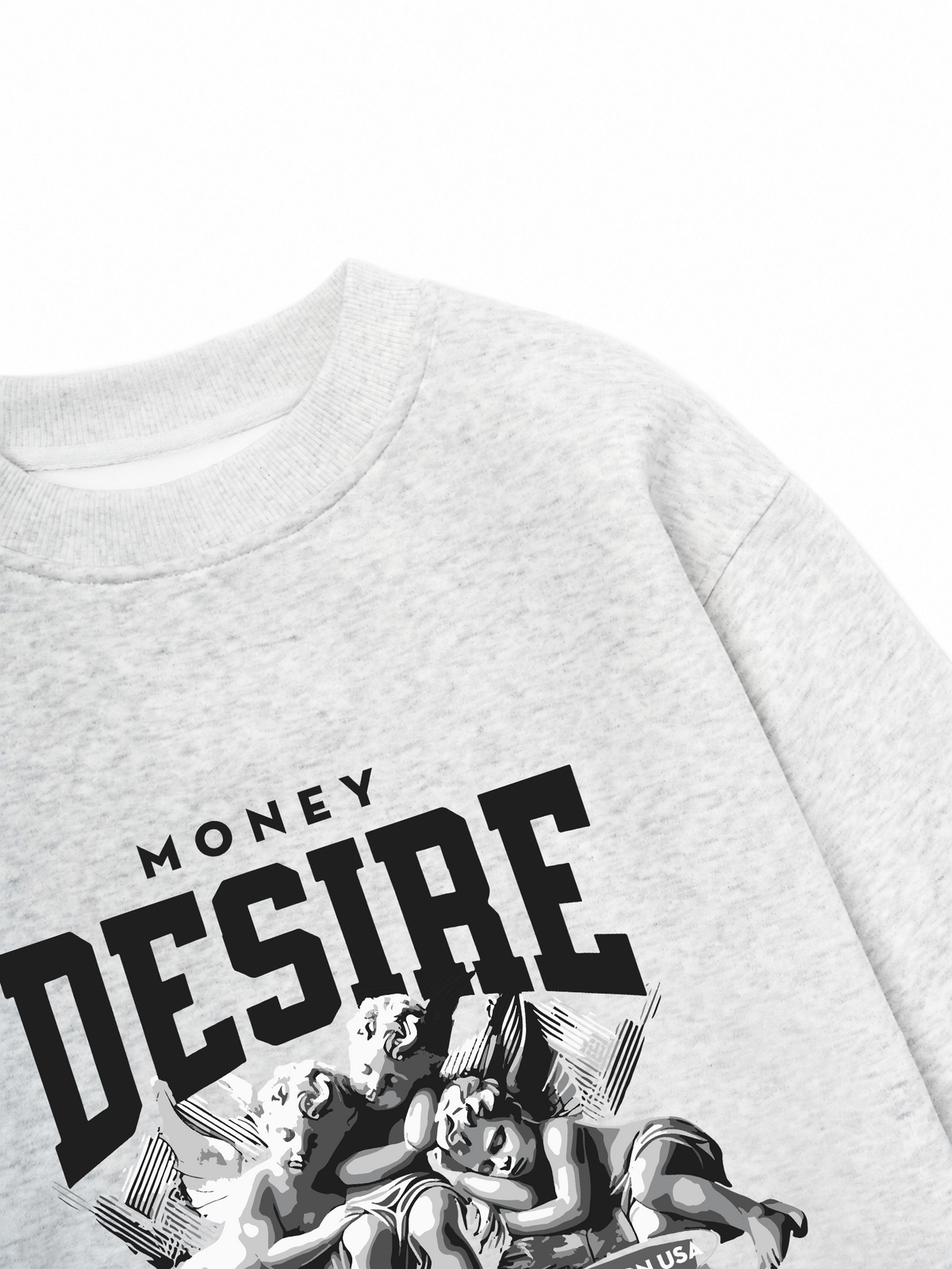 Áo Sweater Nỉ Hai Da Money Desire Angel