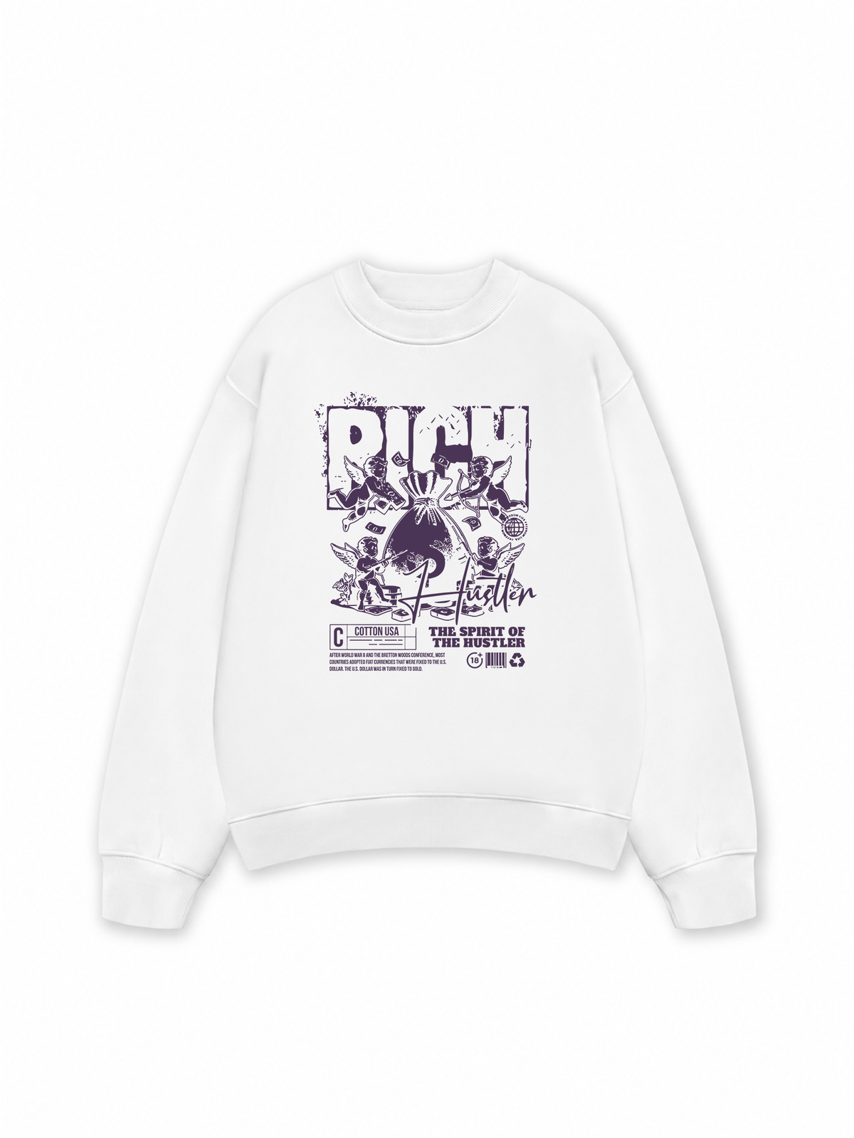 Áo Sweater Nỉ Hai Da Money The Spirit Of The Hustler