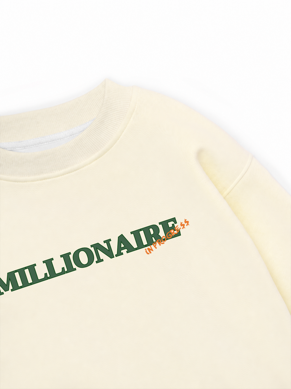 Áo Sweater Nỉ Hai Da Money Millionaire In Progress
