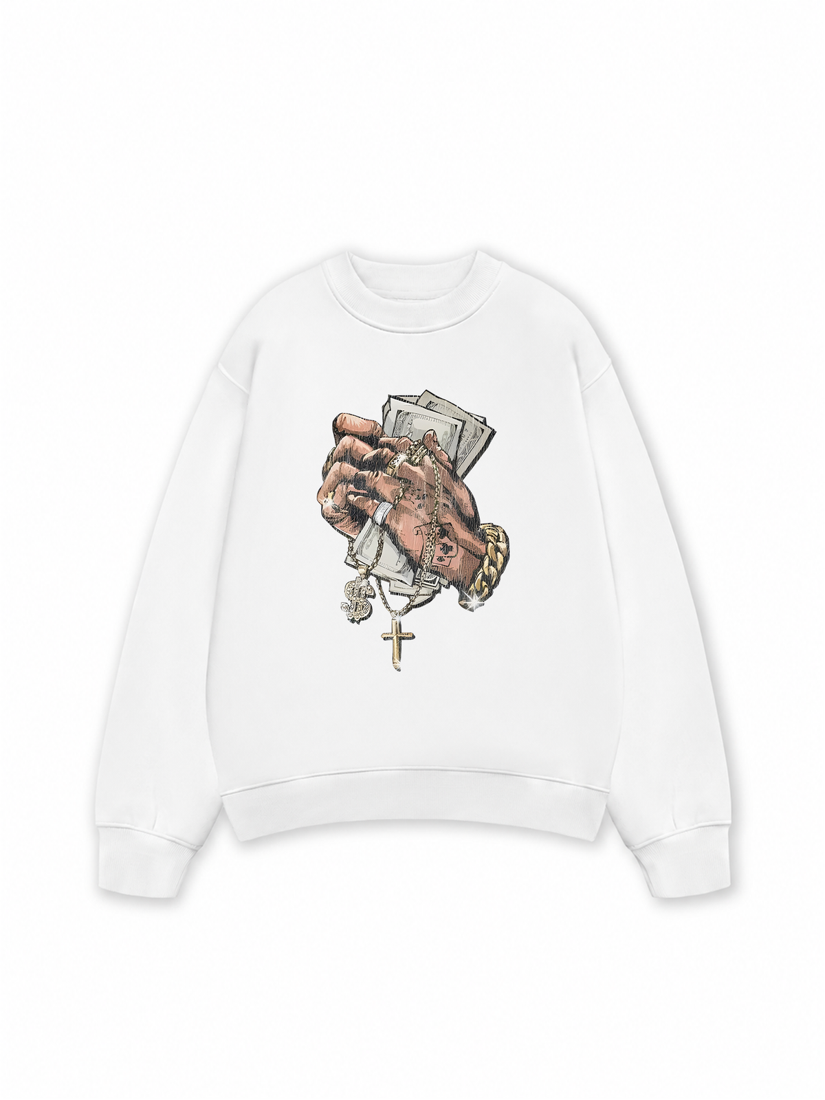 Áo Sweater Nỉ Hai Da Money Your Dream