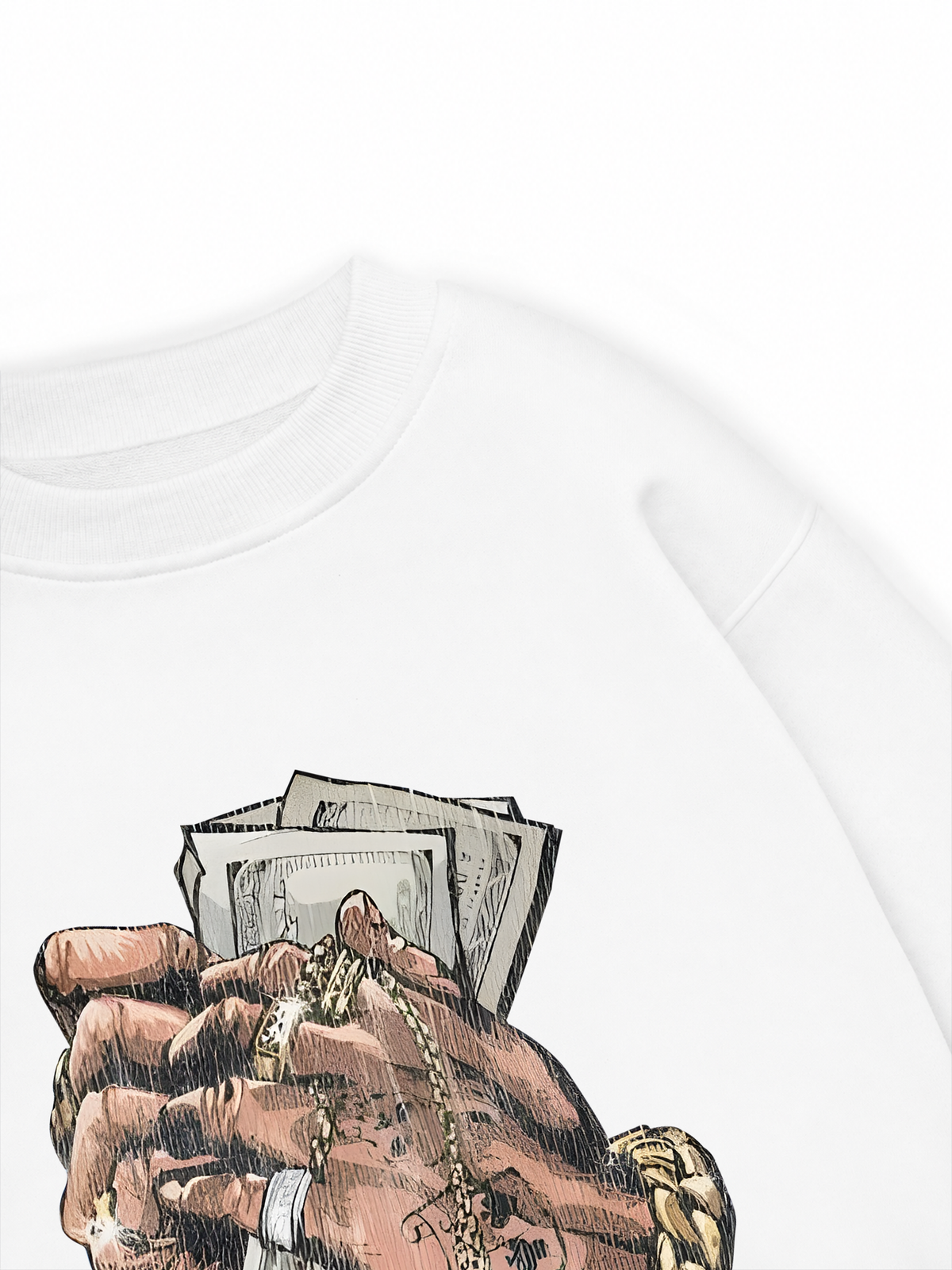 Áo Sweater Nỉ Hai Da Money Your Dream